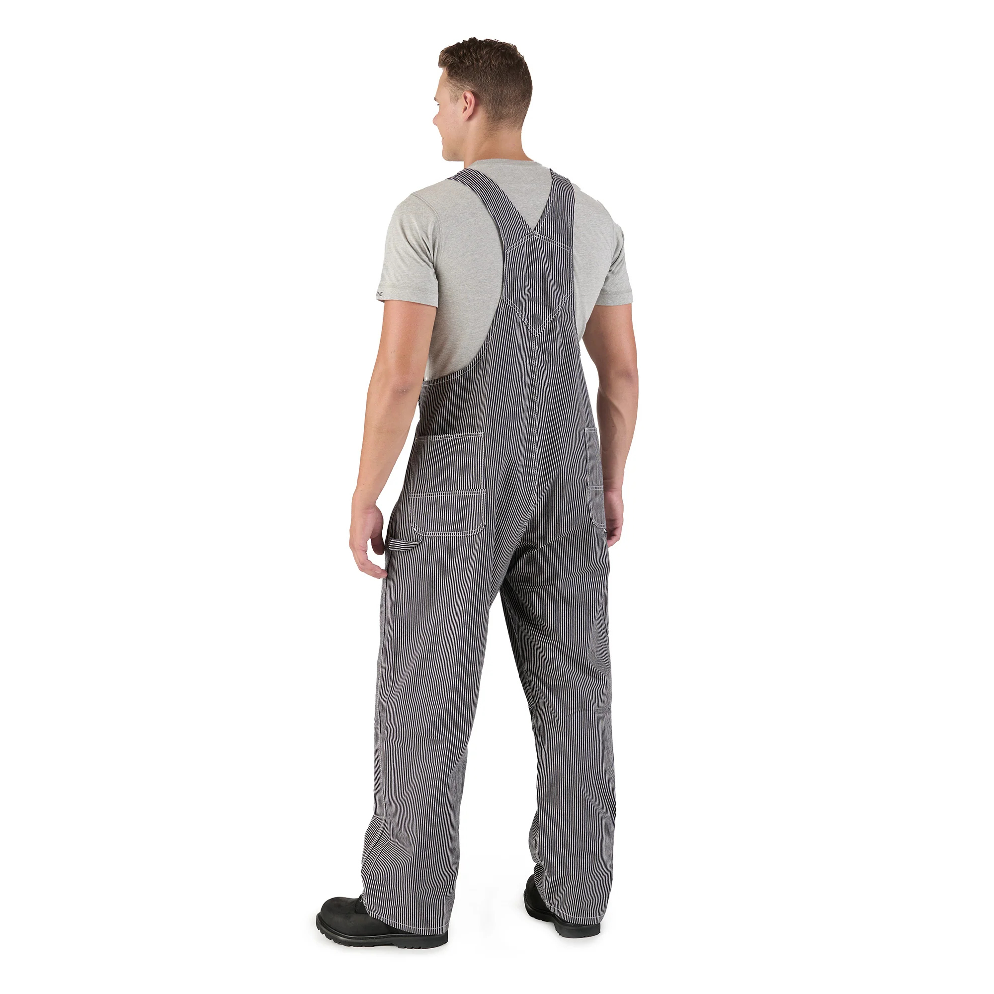 Heritage Unlined Hickory Stripe Bib Overall - Image 2