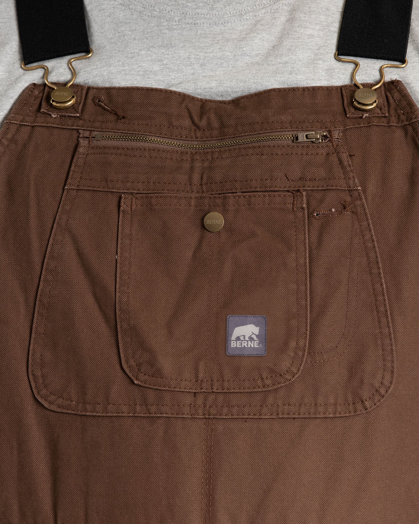 Heartland Insulated Washed Traditional Duck Bib Overall - Image 4