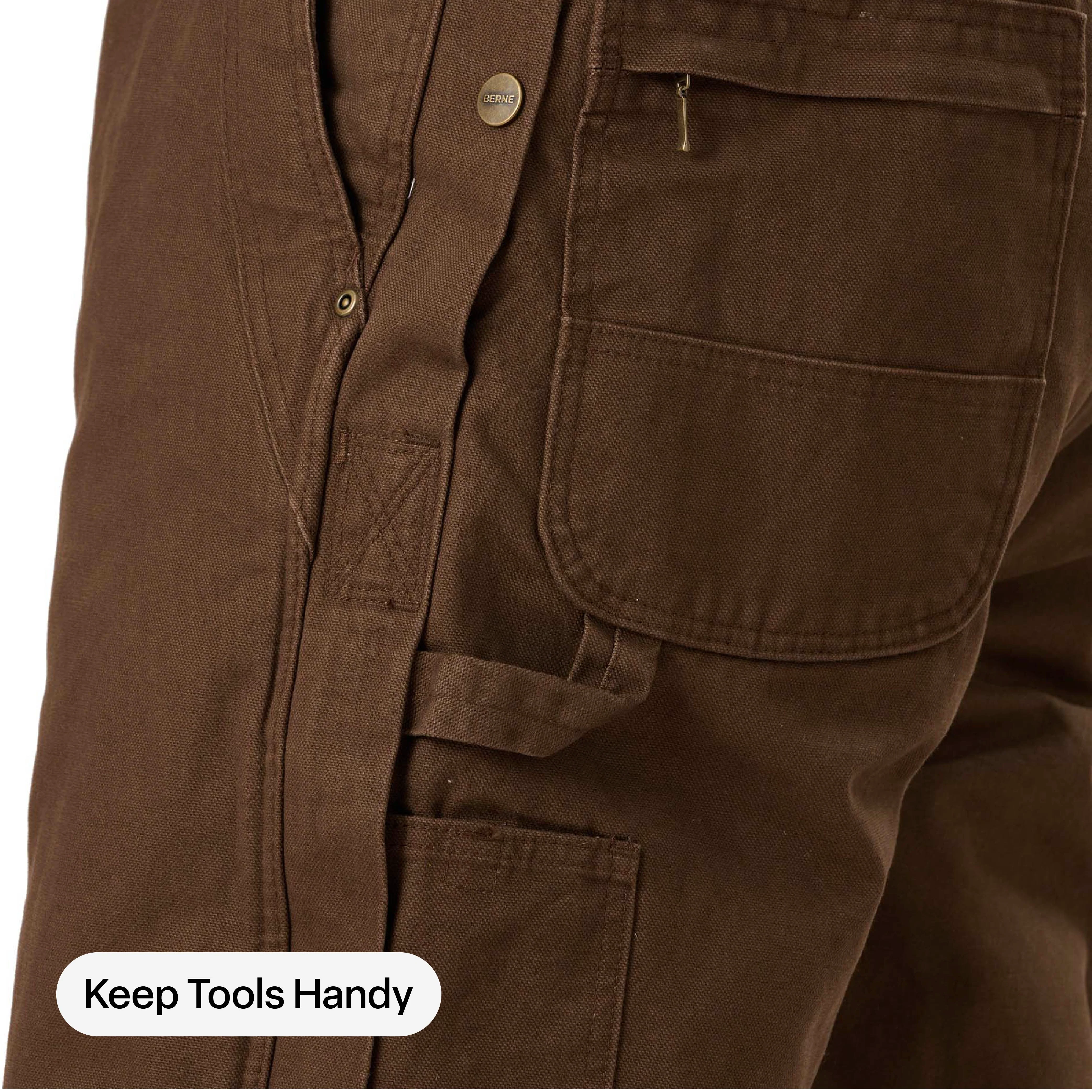 Heartland Insulated Washed Duck Bib Overall - Image 13