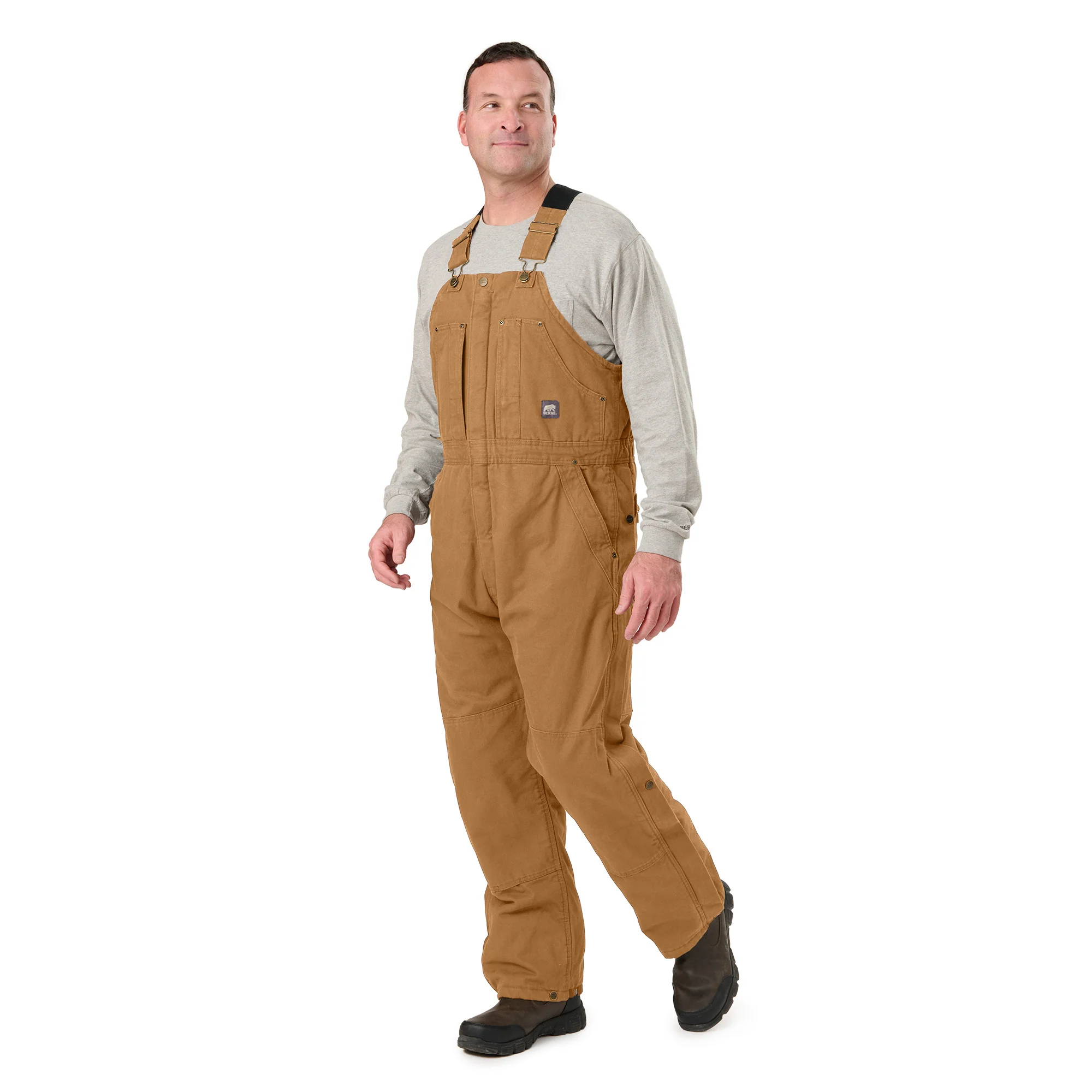 Heartland Insulated Washed Duck Bib Overall - Image 16