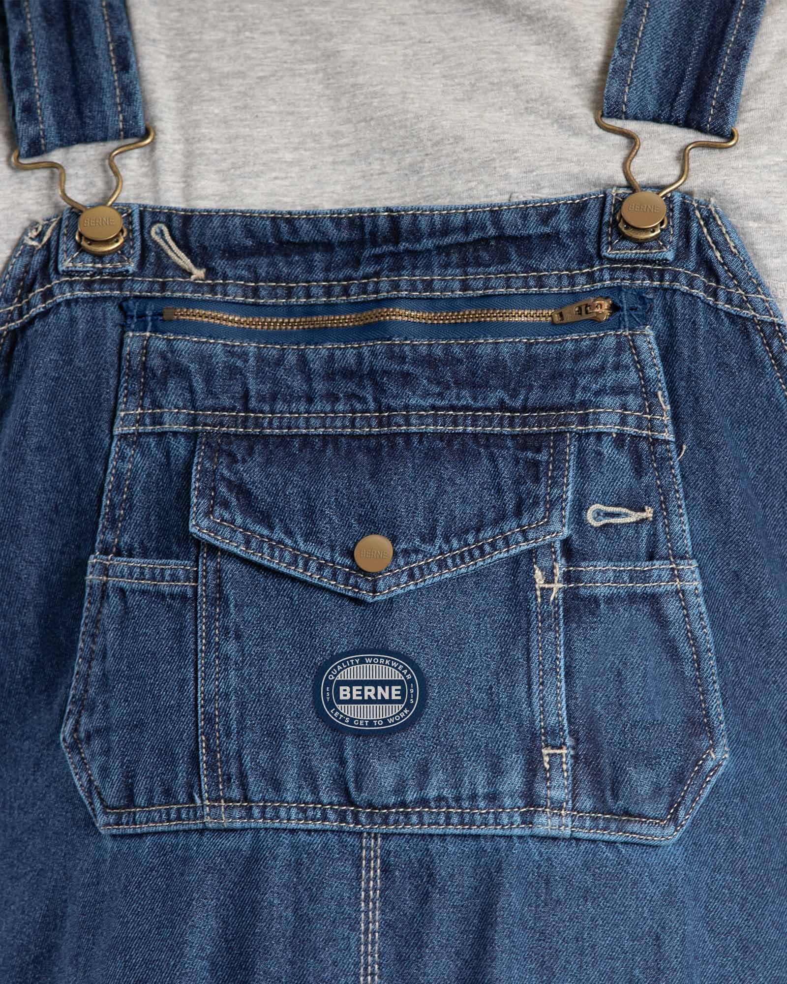 Heritage Unlined Washed Denim Bib Overall - Image 13