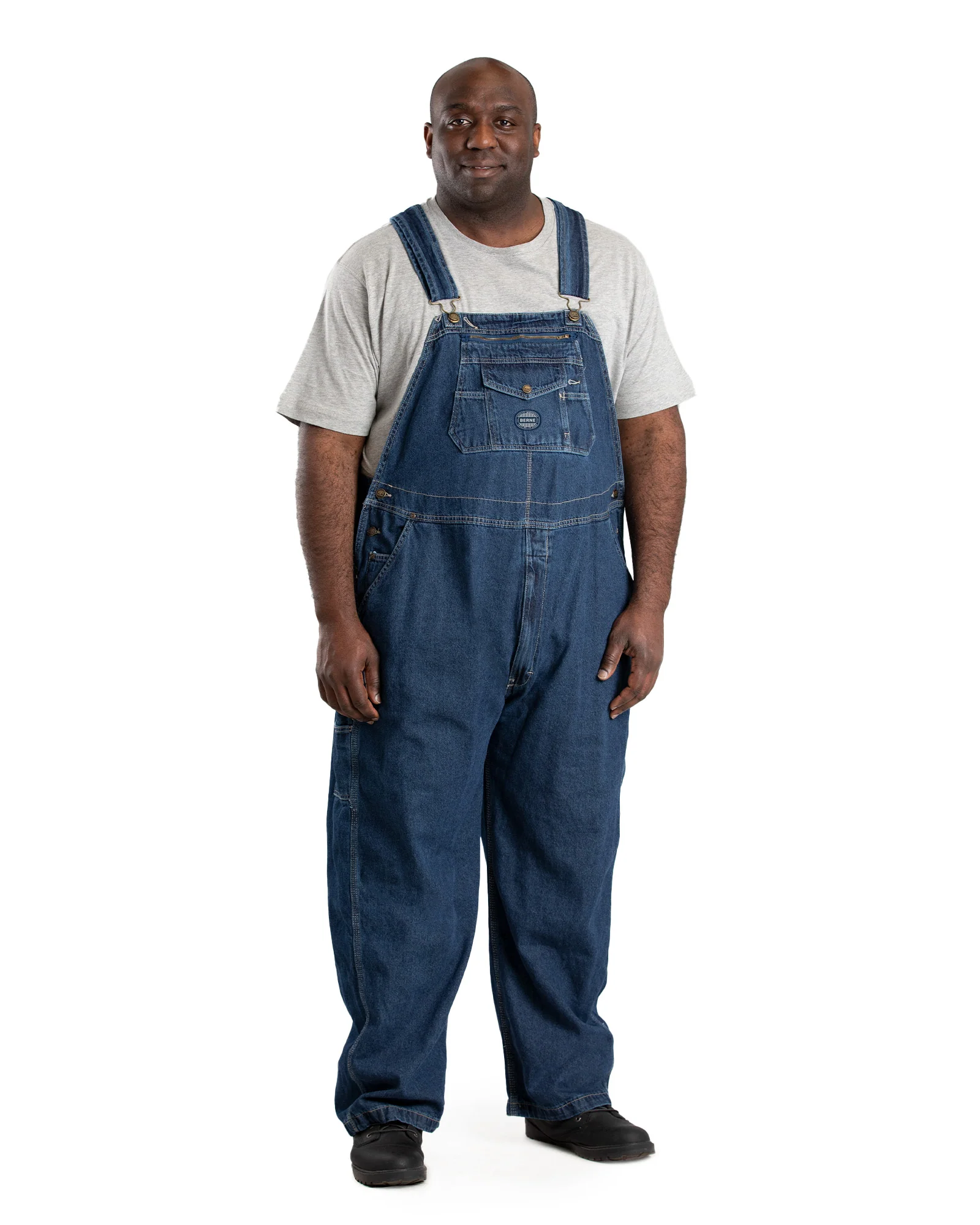 Heritage Unlined Washed Denim Bib Overall - Image 3