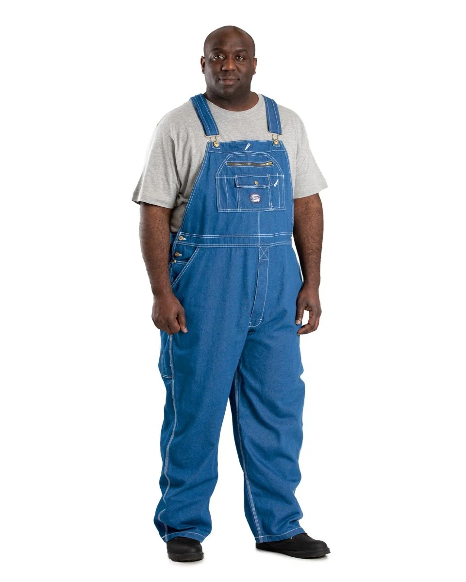 Vintage Unlined Washed Denim Bib Overall - Image 8