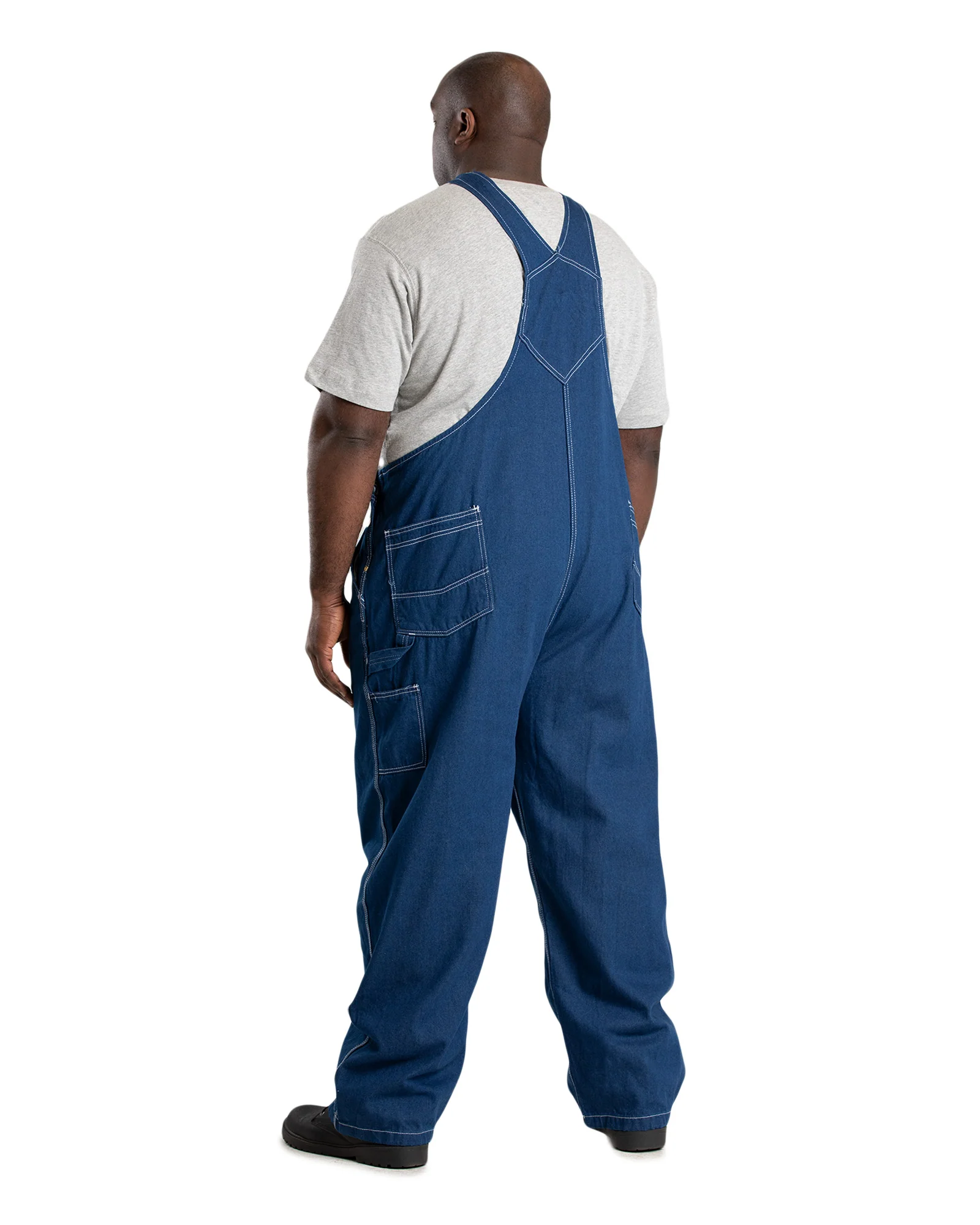 Vintage Unlined Washed Denim Bib Overall - Image 9