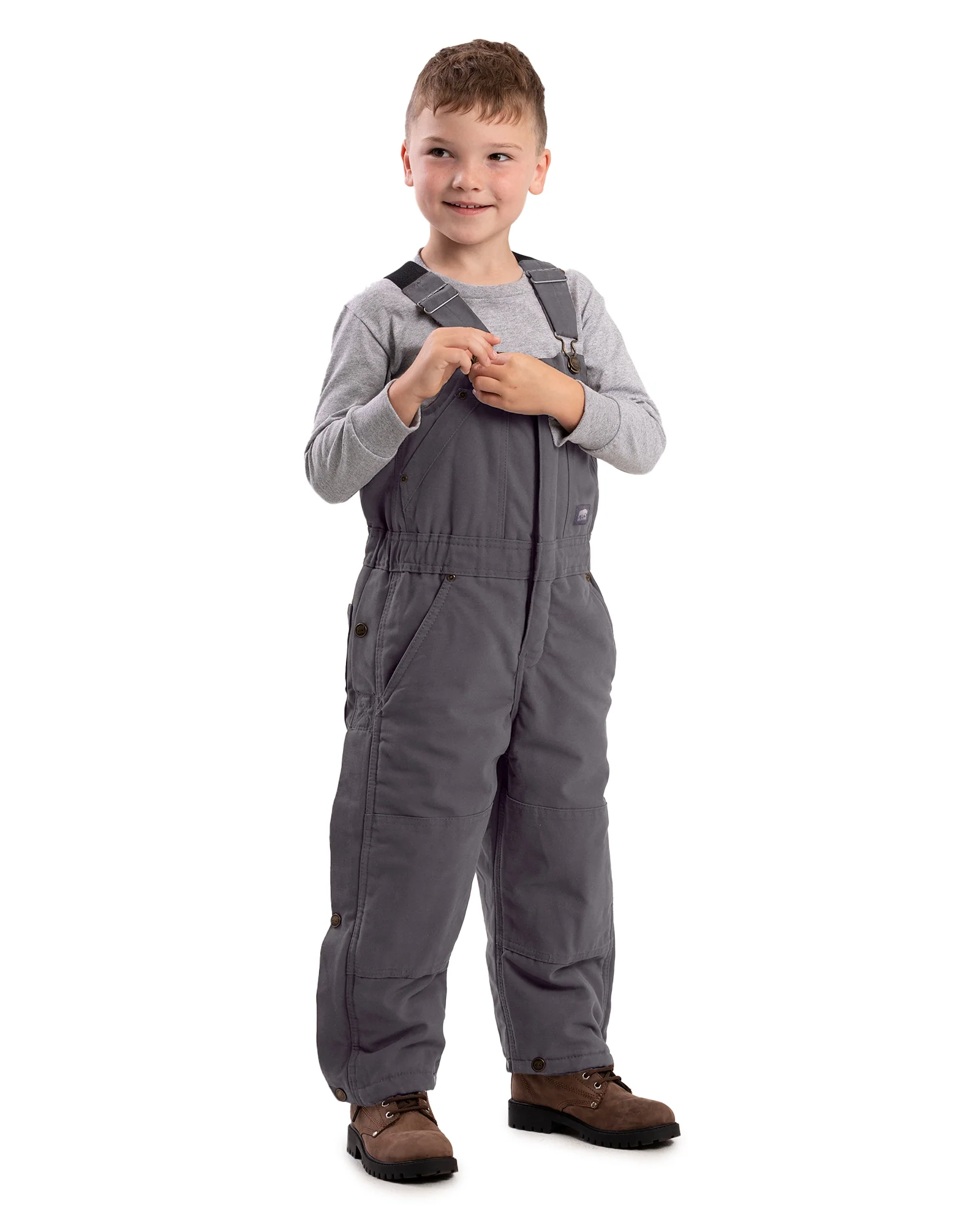 Youth Softstone Insulated Bib Overall - Image 15
