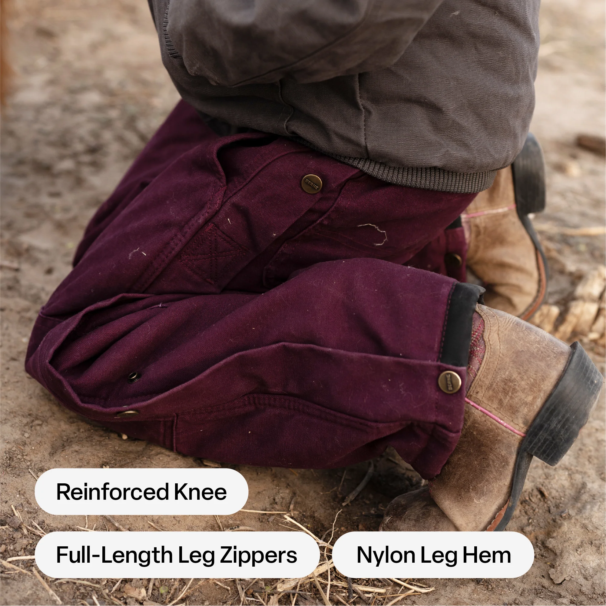 Youth Softstone Insulated Bib Overall - Image 20