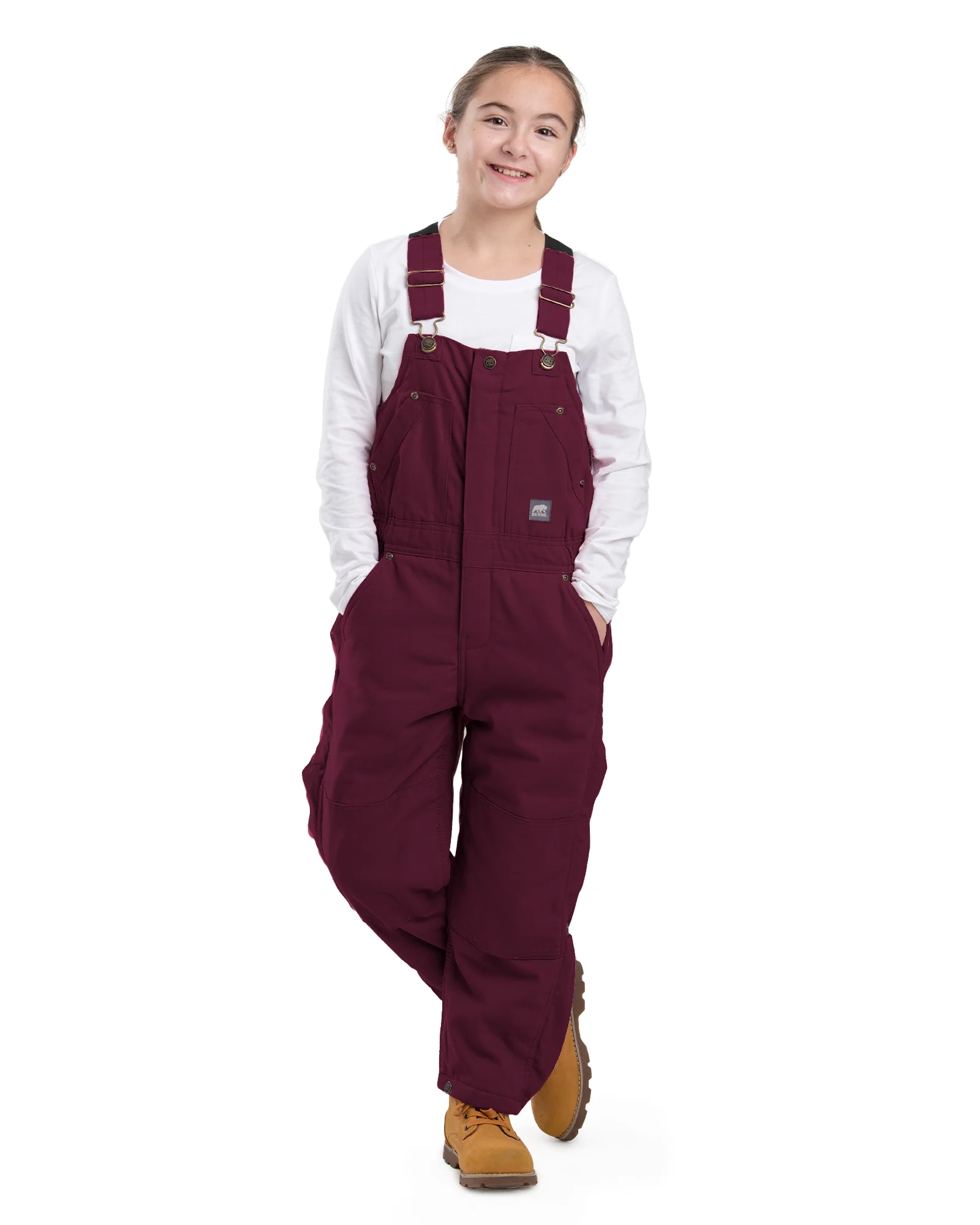 Youth Softstone Insulated Bib Overall - Image 21