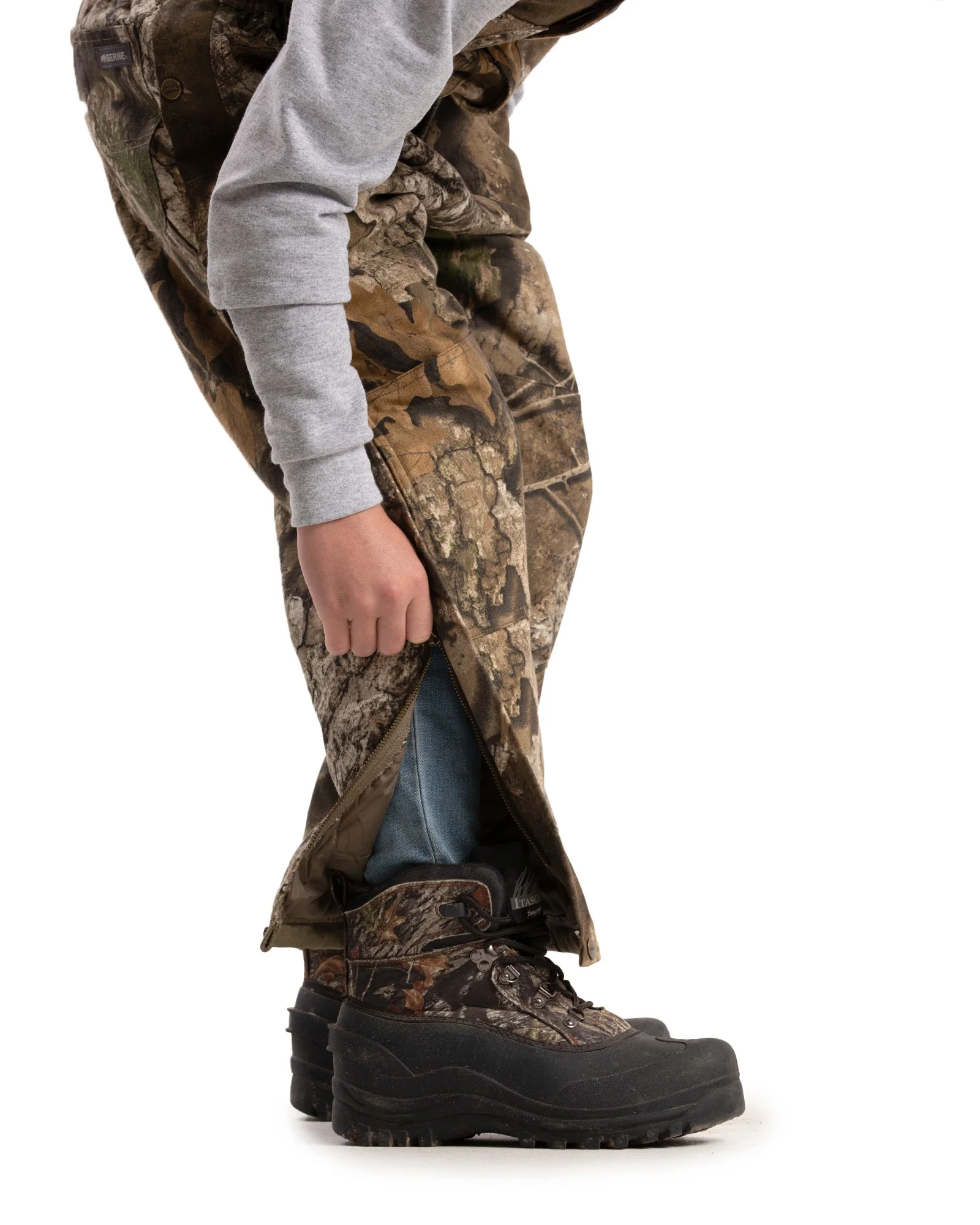 Youth Softstone Insulated Bib Overall - Image 3