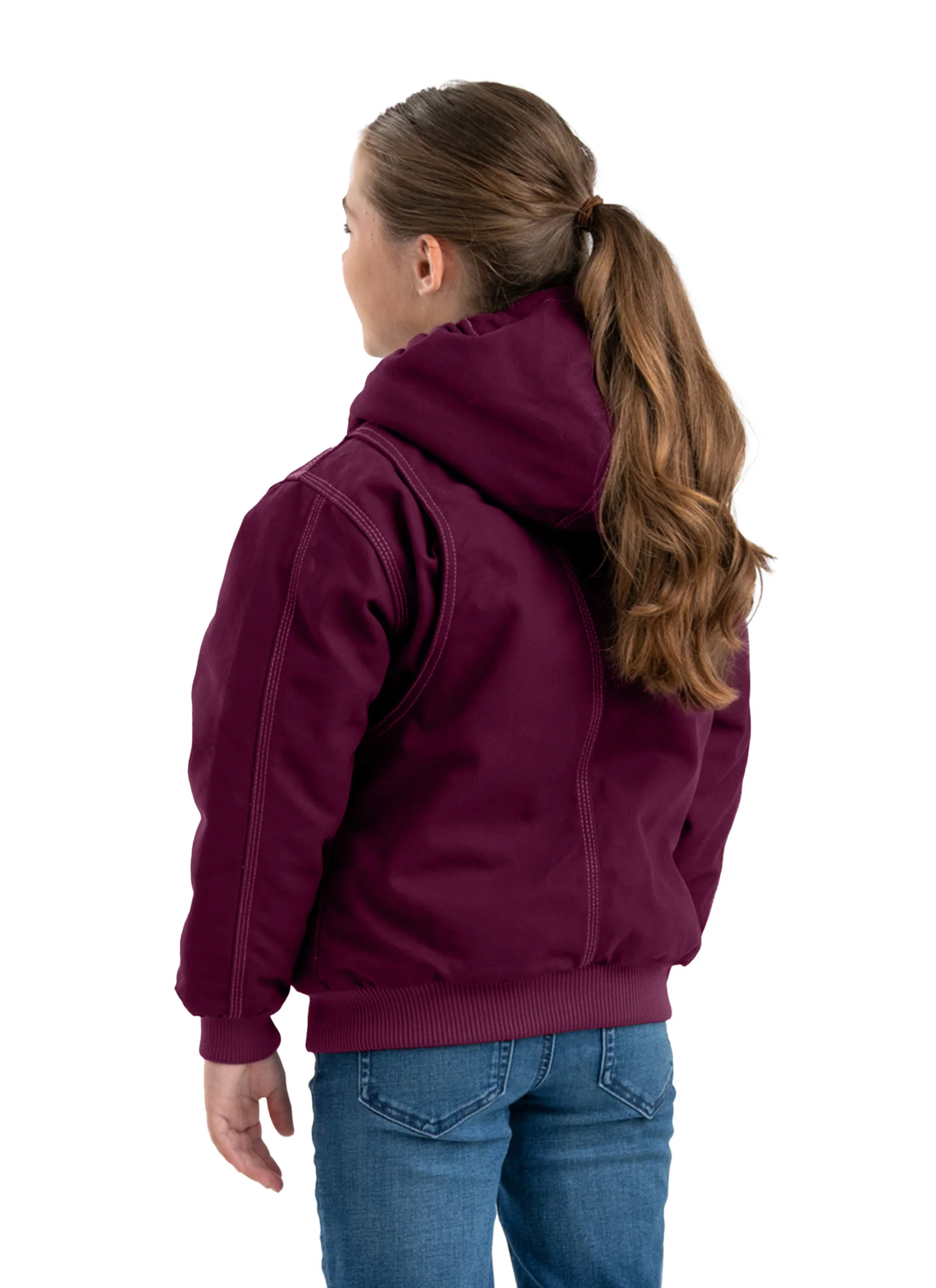 Youth Highland Softstone Duck Hooded Jacket - Image 4