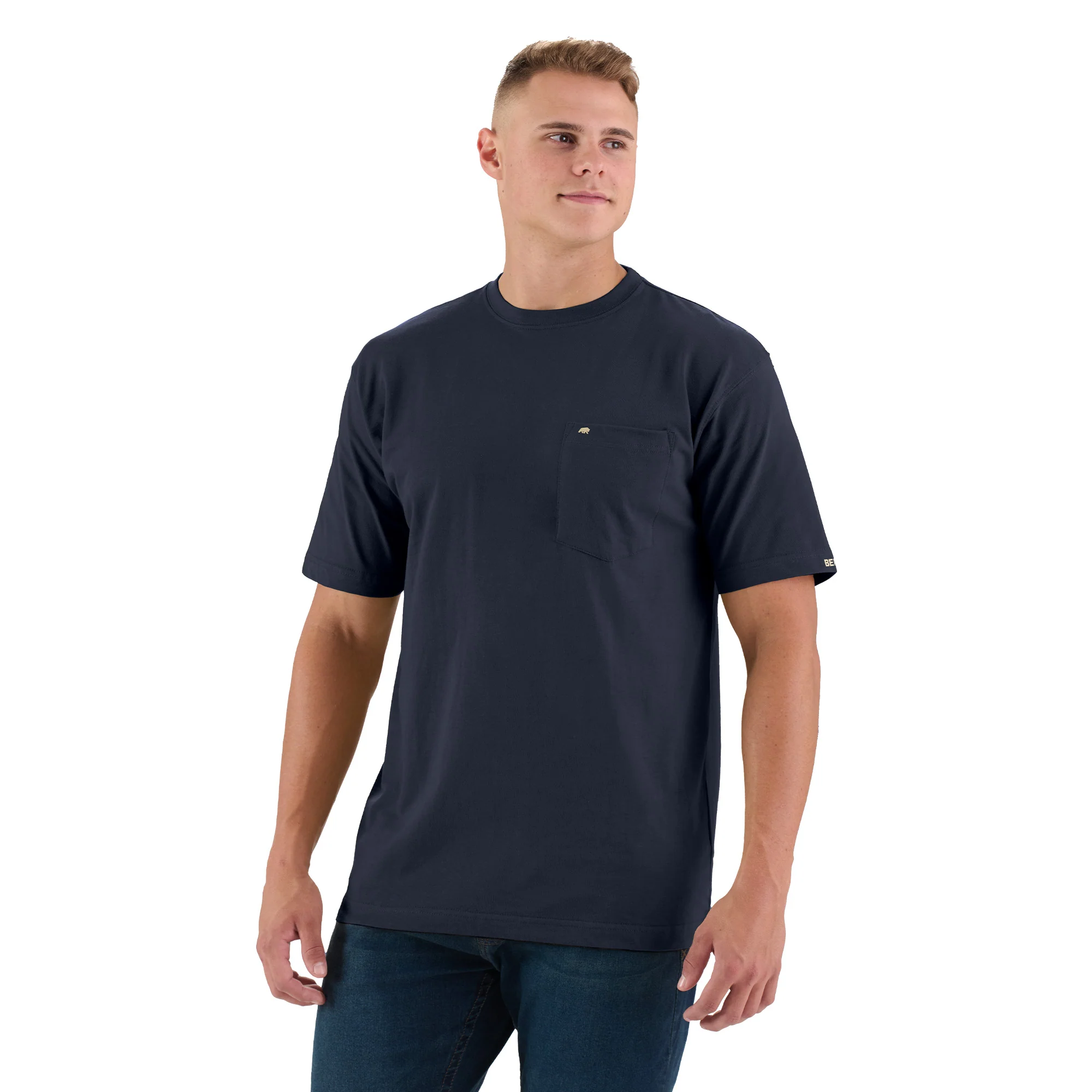 Heavyweight Short Sleeve Pocket T-Shirt - Image 12