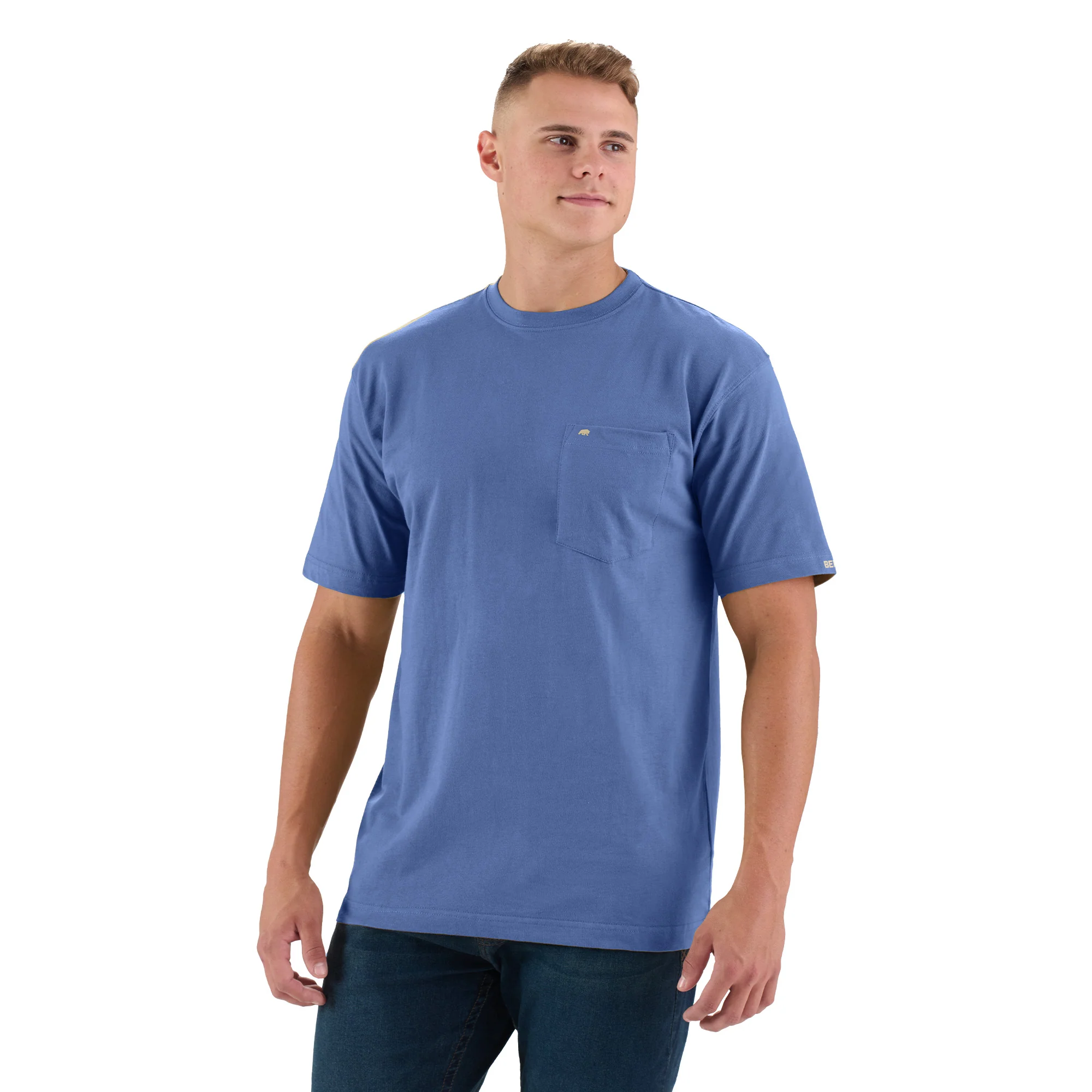 Heavyweight Short Sleeve Pocket T-Shirt - Image 17