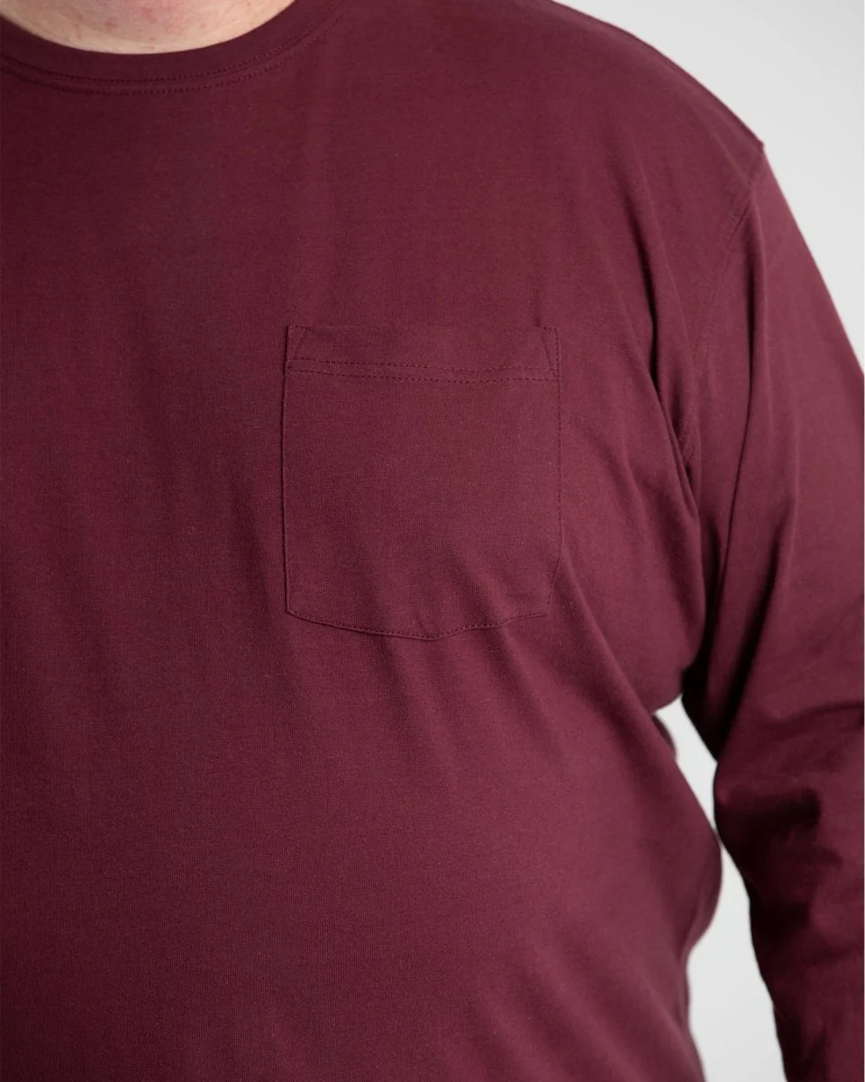 Heavyweight Long Sleeve Pocket T-Shirt - Image 20