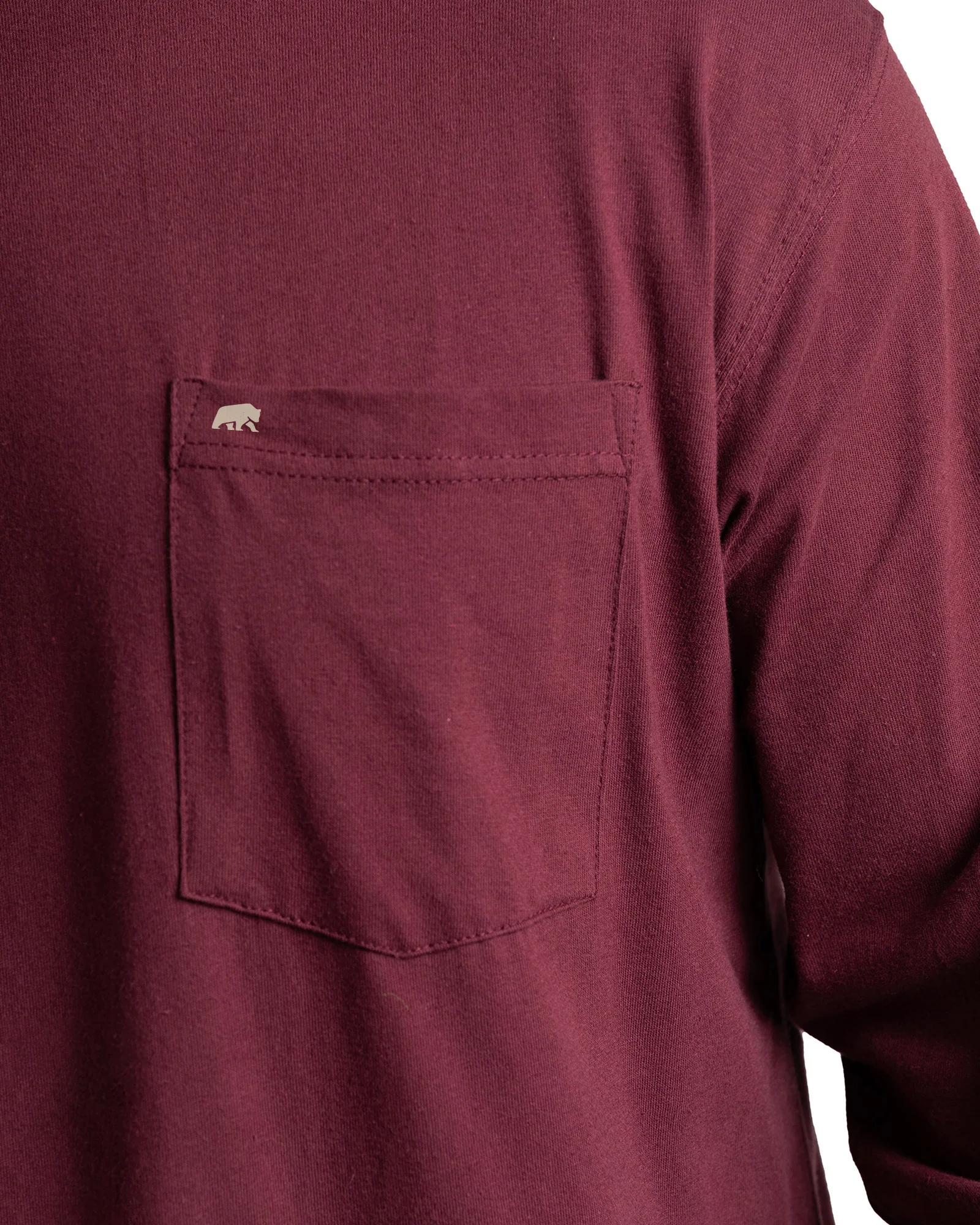 Heavyweight Long Sleeve Pocket T-Shirt - Image 23