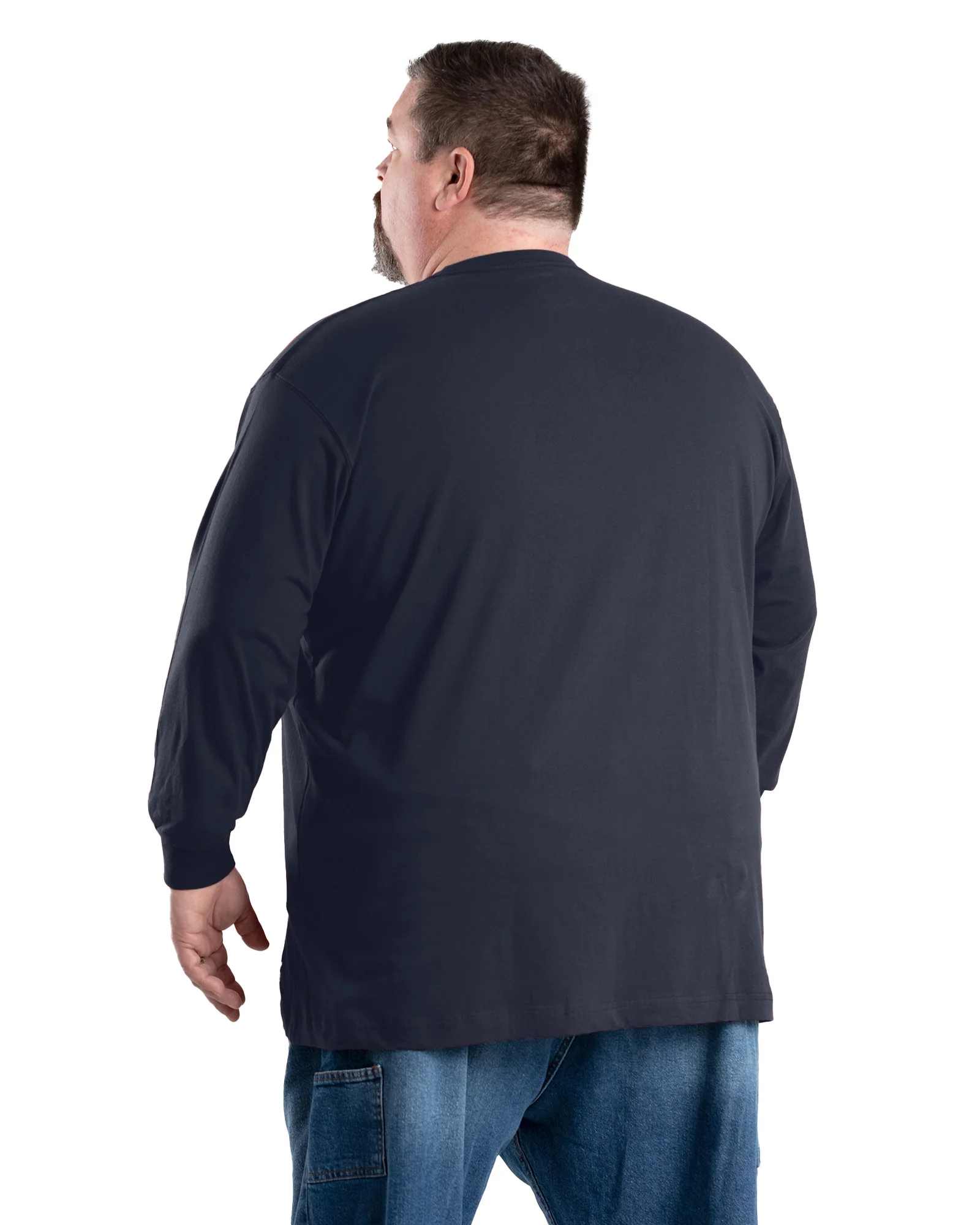Heavyweight Long Sleeve Pocket T-Shirt - Image 25