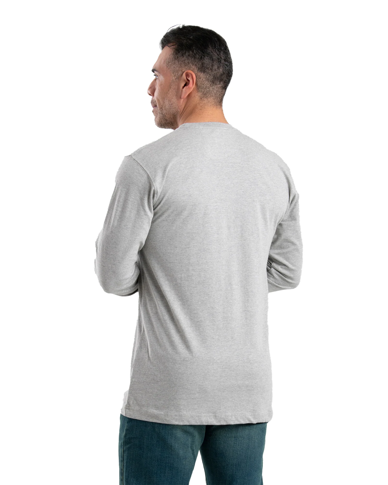 Heavyweight Long Sleeve Pocket T-Shirt - Image 26