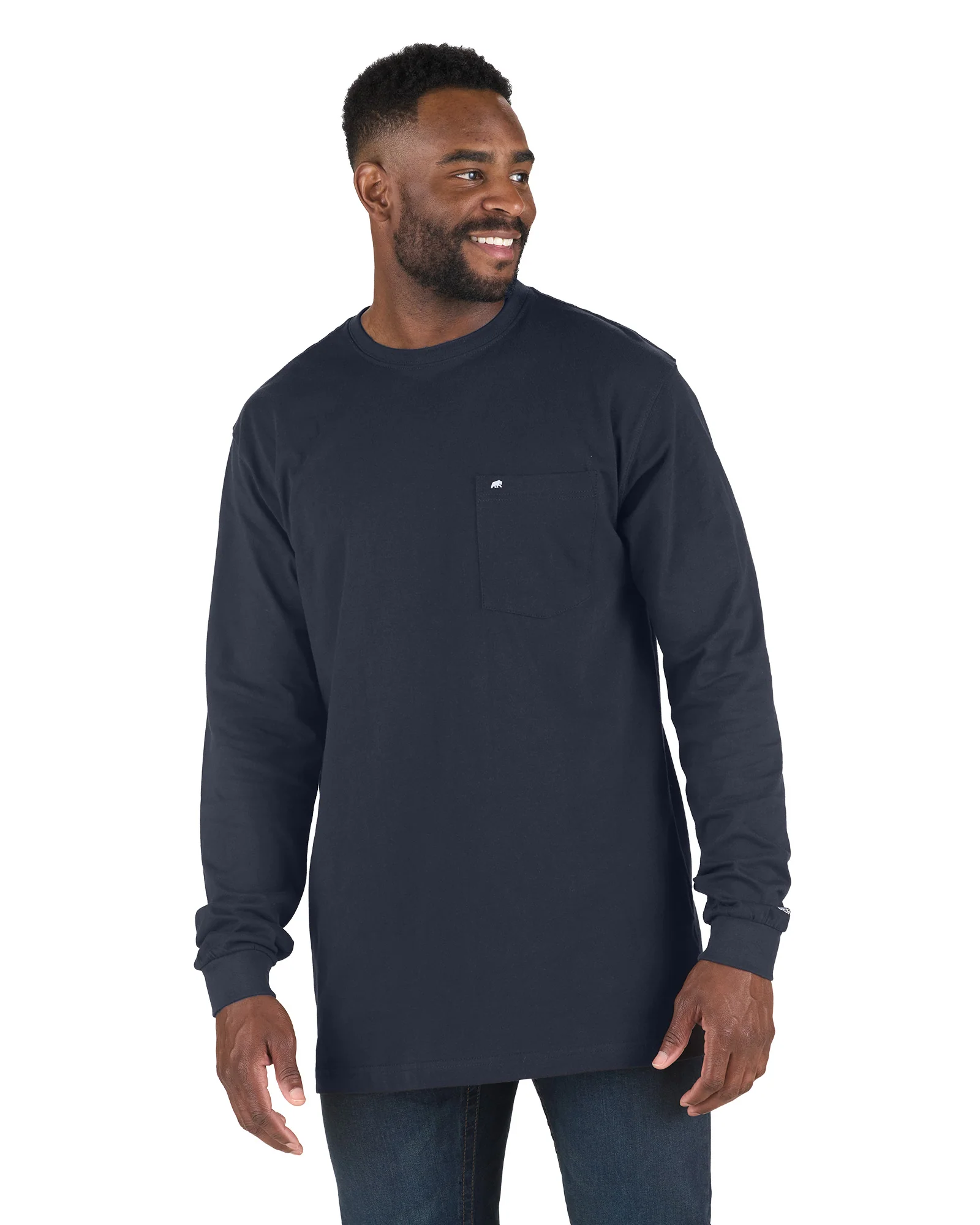 Heavyweight Long Sleeve Pocket T-Shirt - Image 27