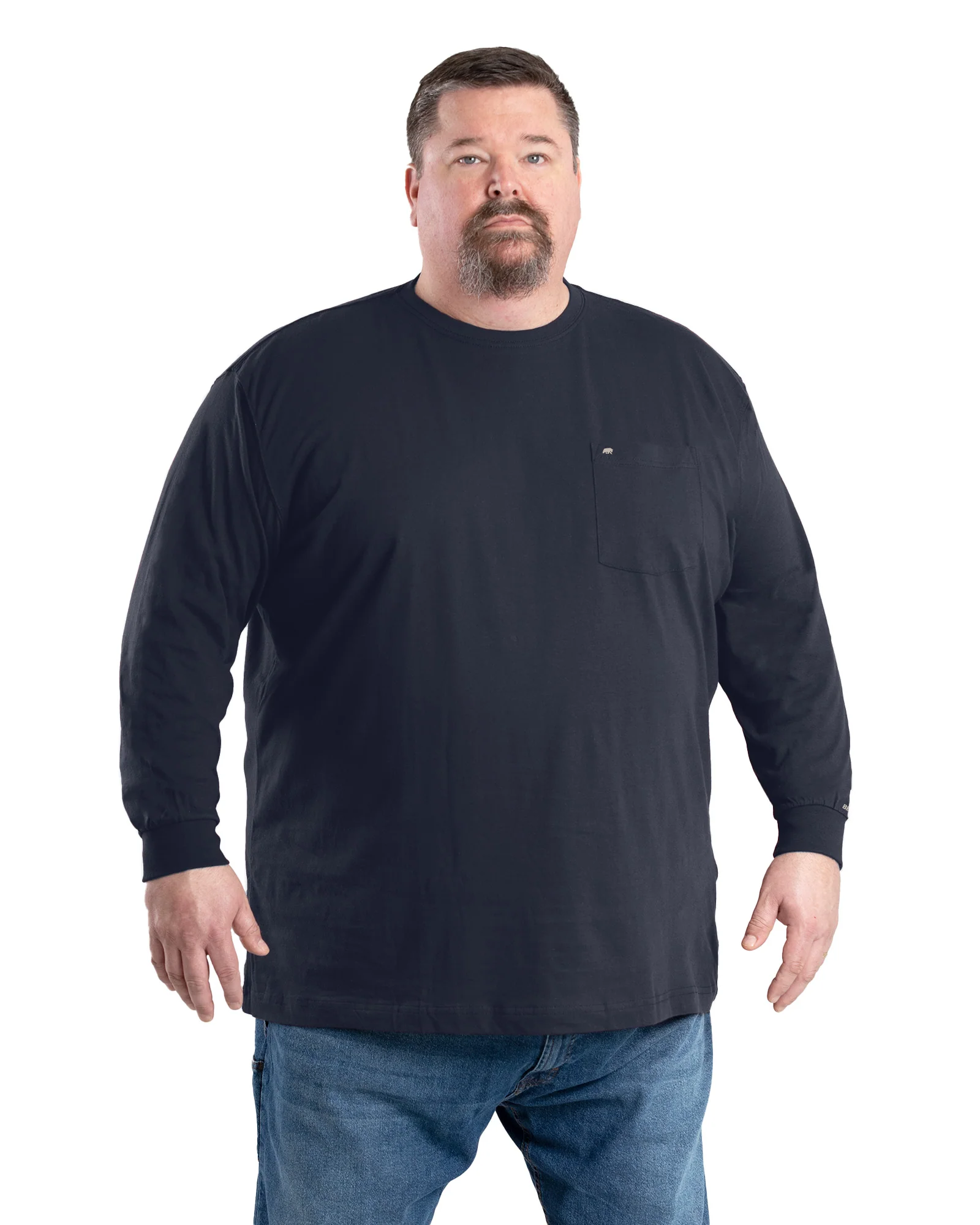 Heavyweight Long Sleeve Pocket T-Shirt - Image 28