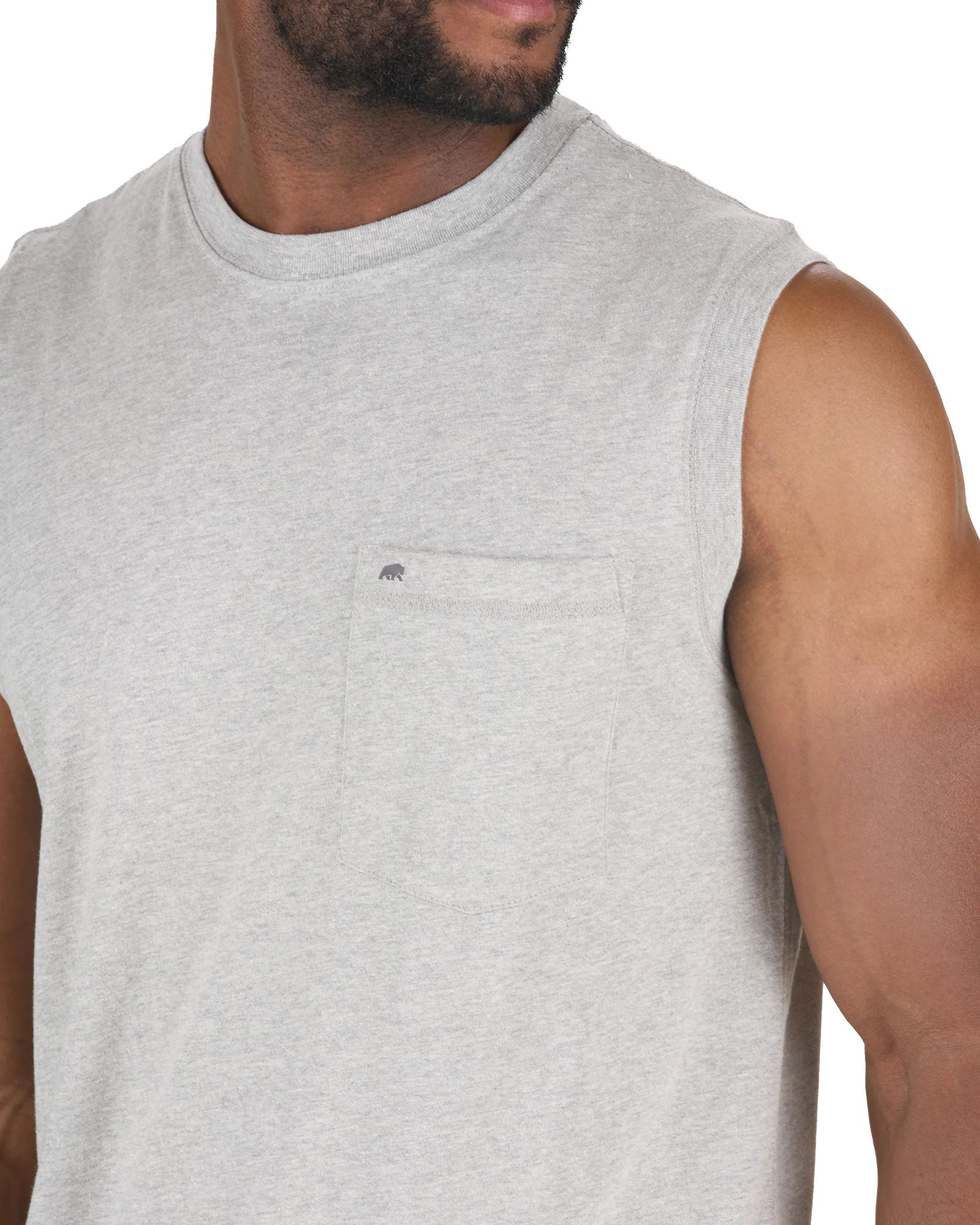 Performance Sleeveless Pocket T-Shirt - Image 3