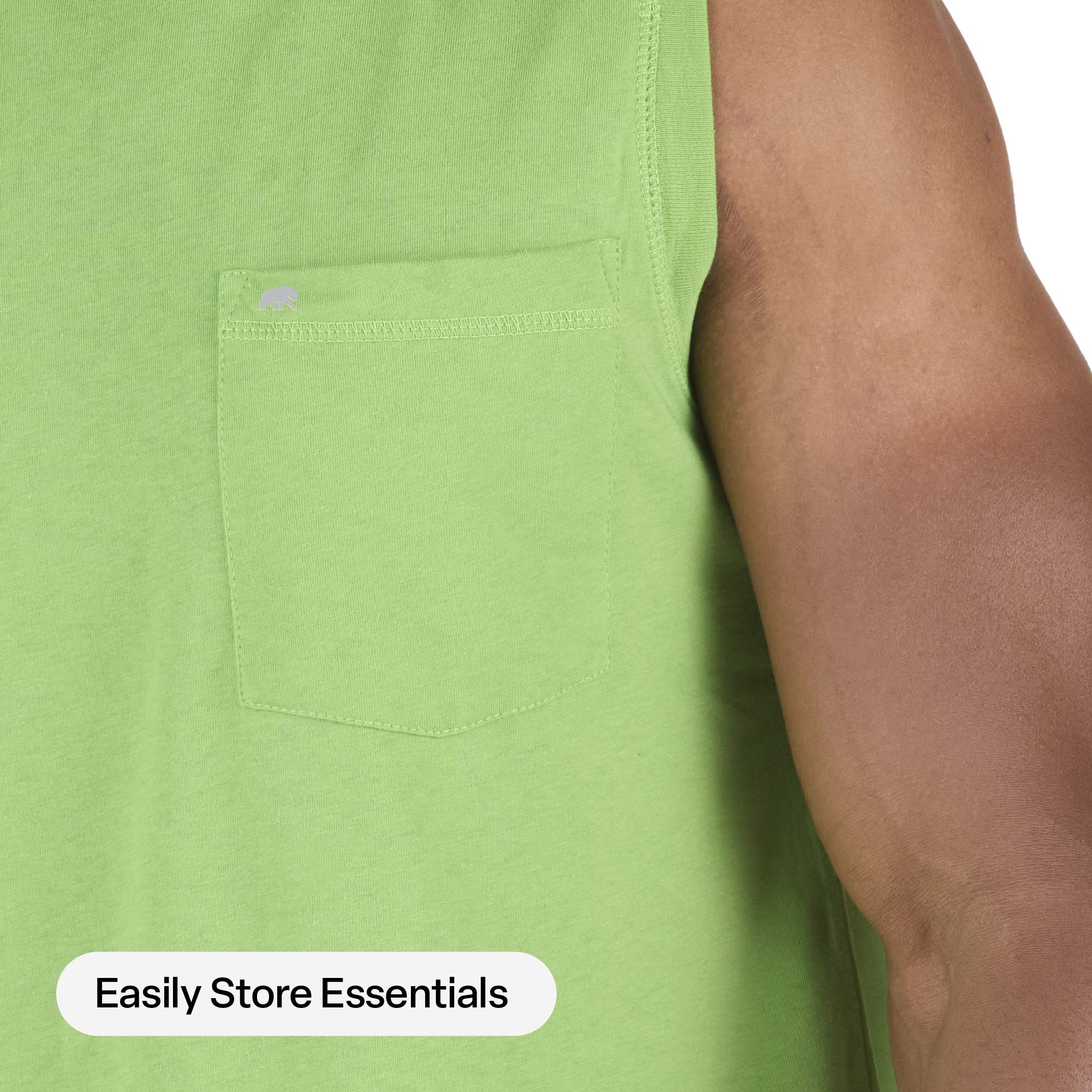 Performance Sleeveless Pocket T-Shirt - Image 5