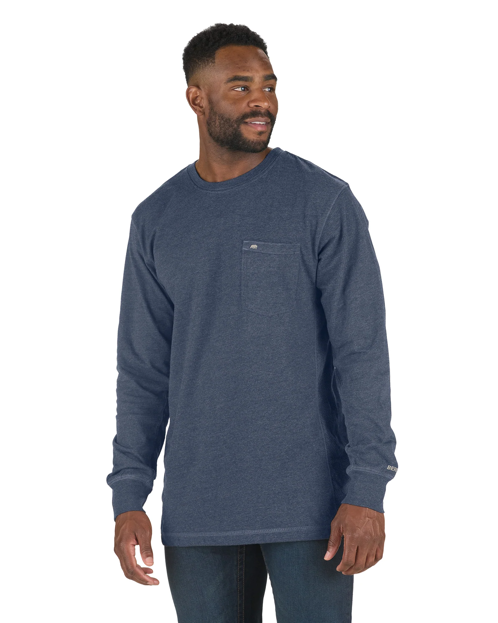 Men's WorkVent Long Sleeve Pocket T-Shirt - Image 14