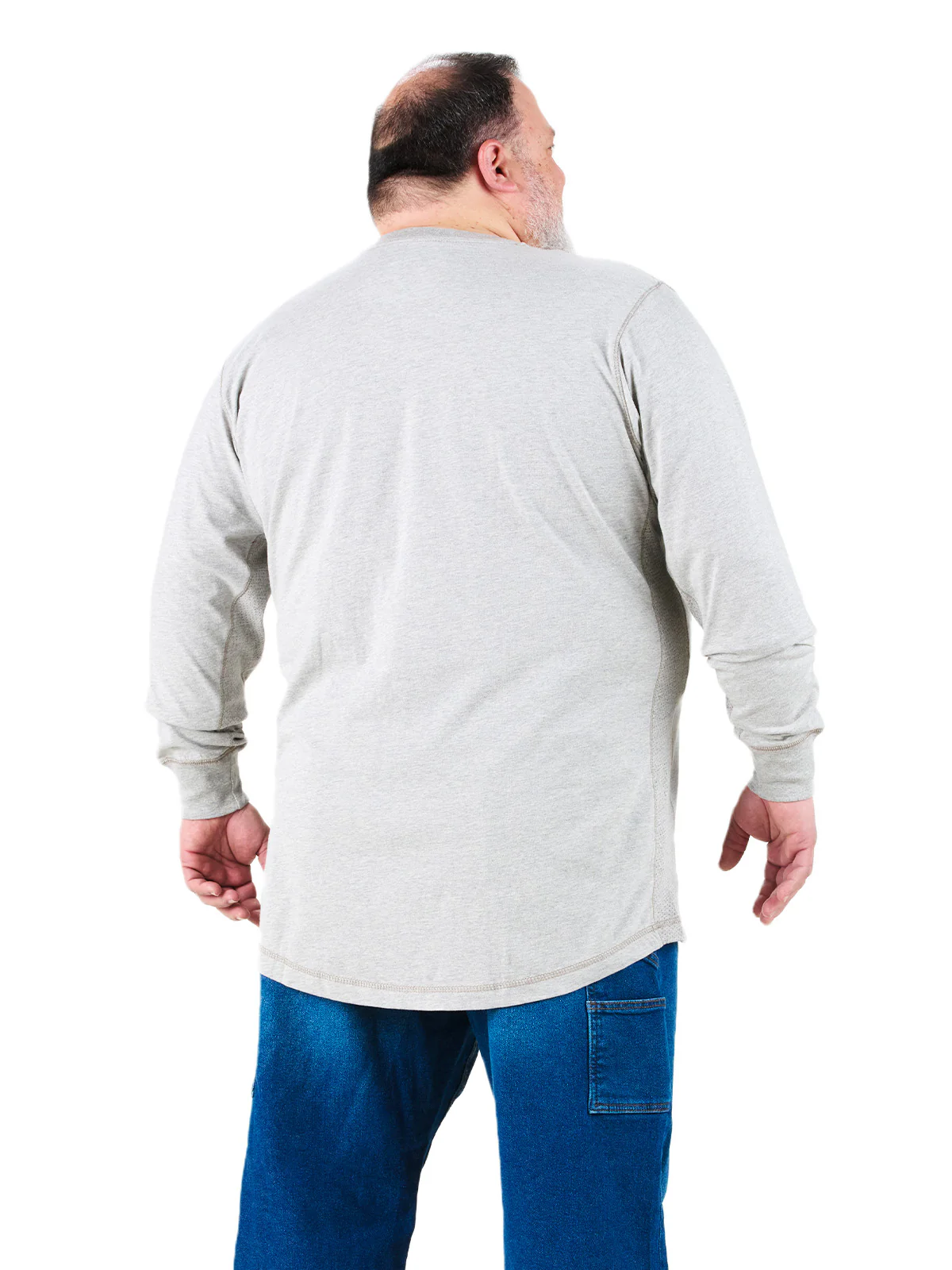 Men's WorkVent Long Sleeve Pocket T-Shirt - Image 8