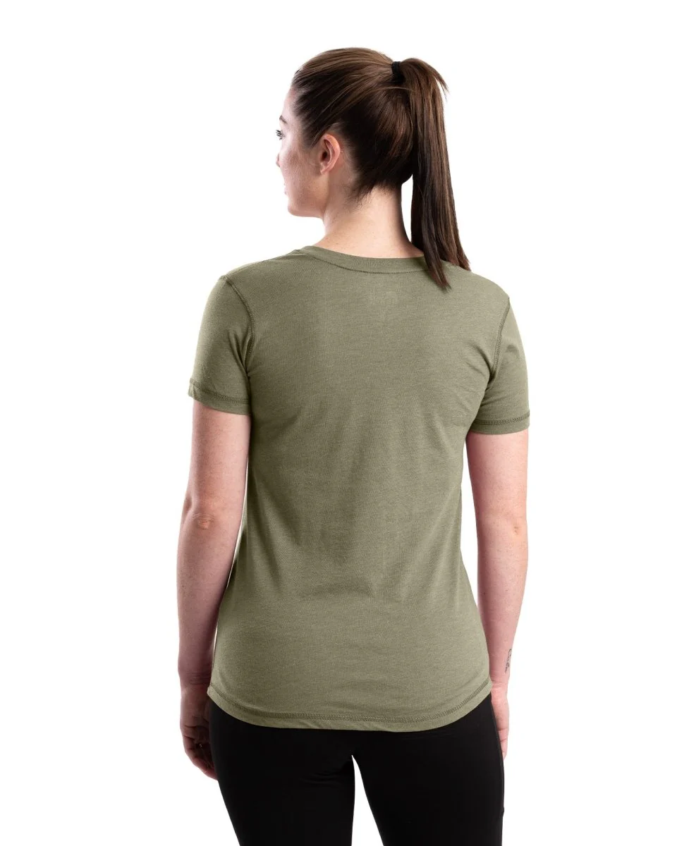Women's Performance V-Neck Short Sleeve T-Shirt - Image 16