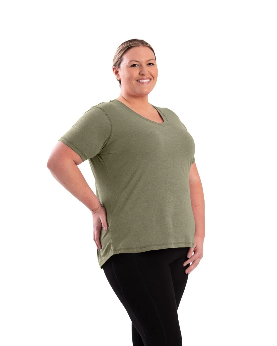 Women's Performance V-Neck Short Sleeve T-Shirt - Image 17