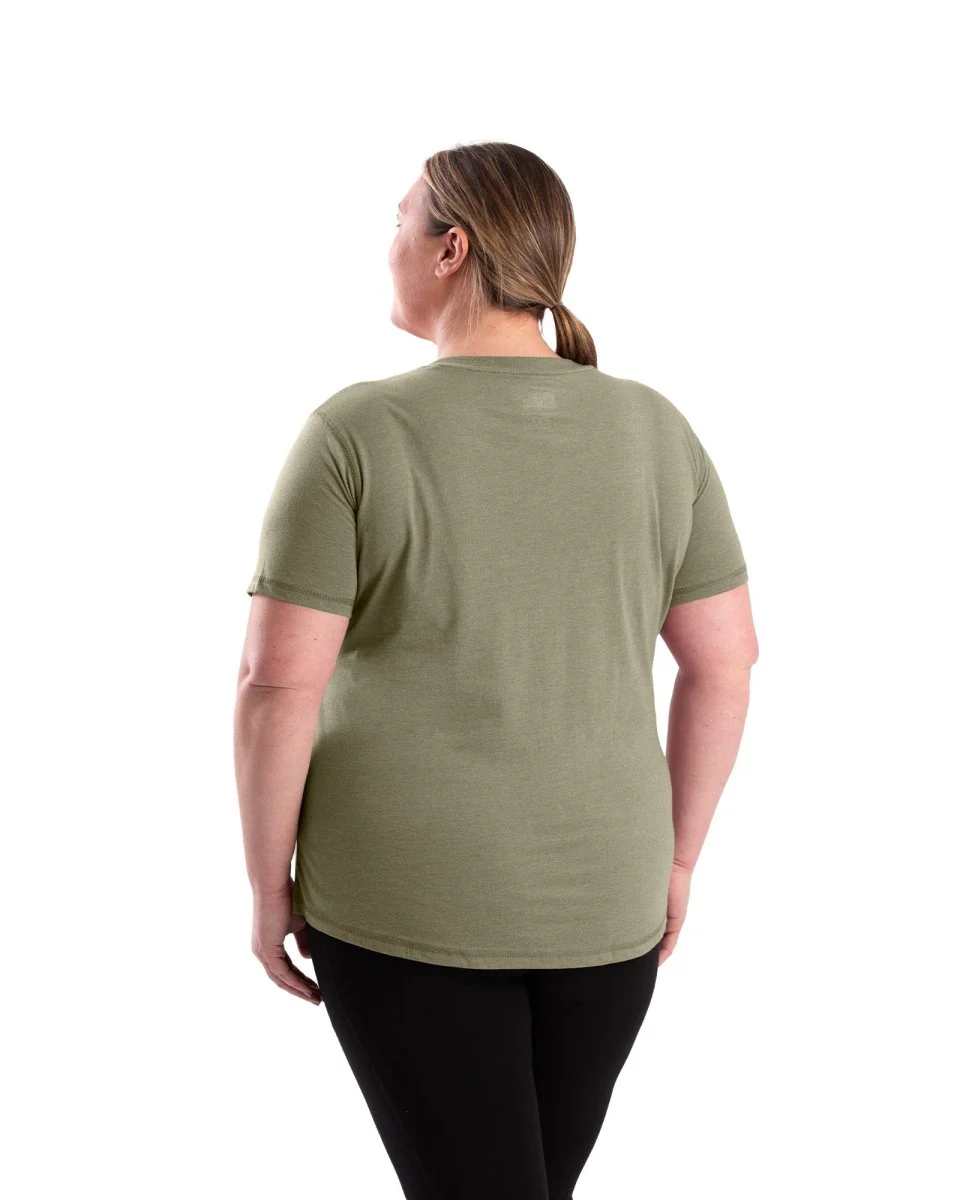 Women's Performance V-Neck Short Sleeve T-Shirt - Image 18