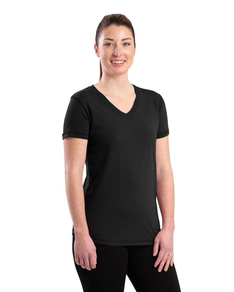 Women's Performance V-Neck Short Sleeve T-Shirt - Image 19