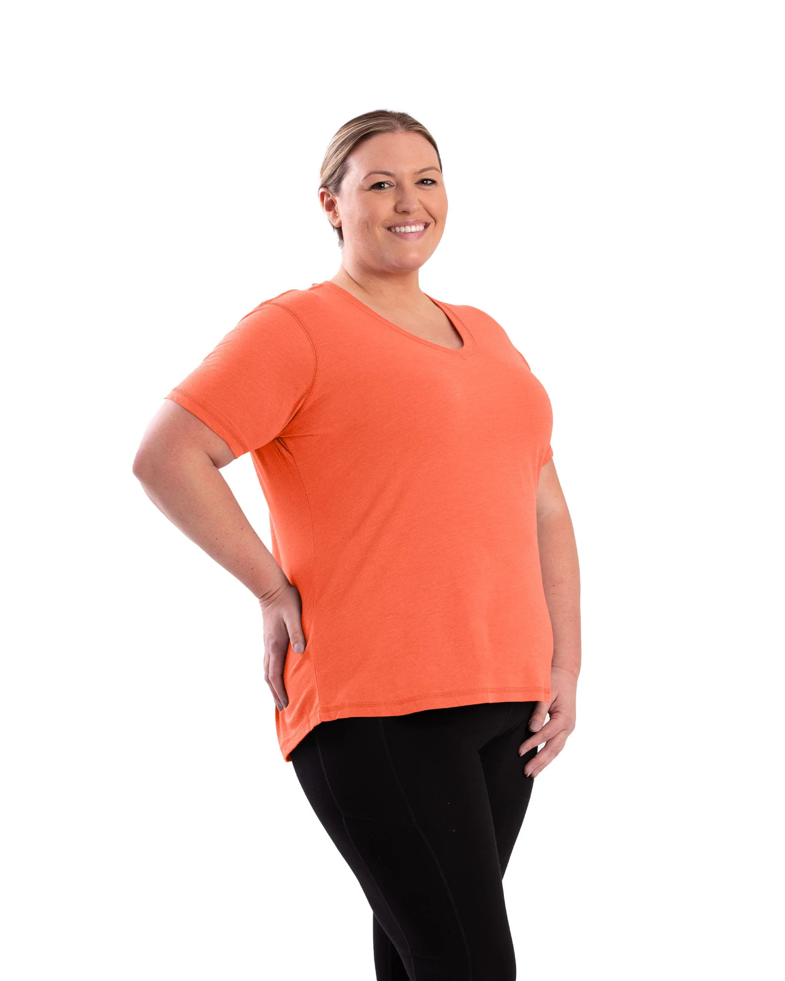 Women's Performance V-Neck Short Sleeve T-Shirt - Image 27