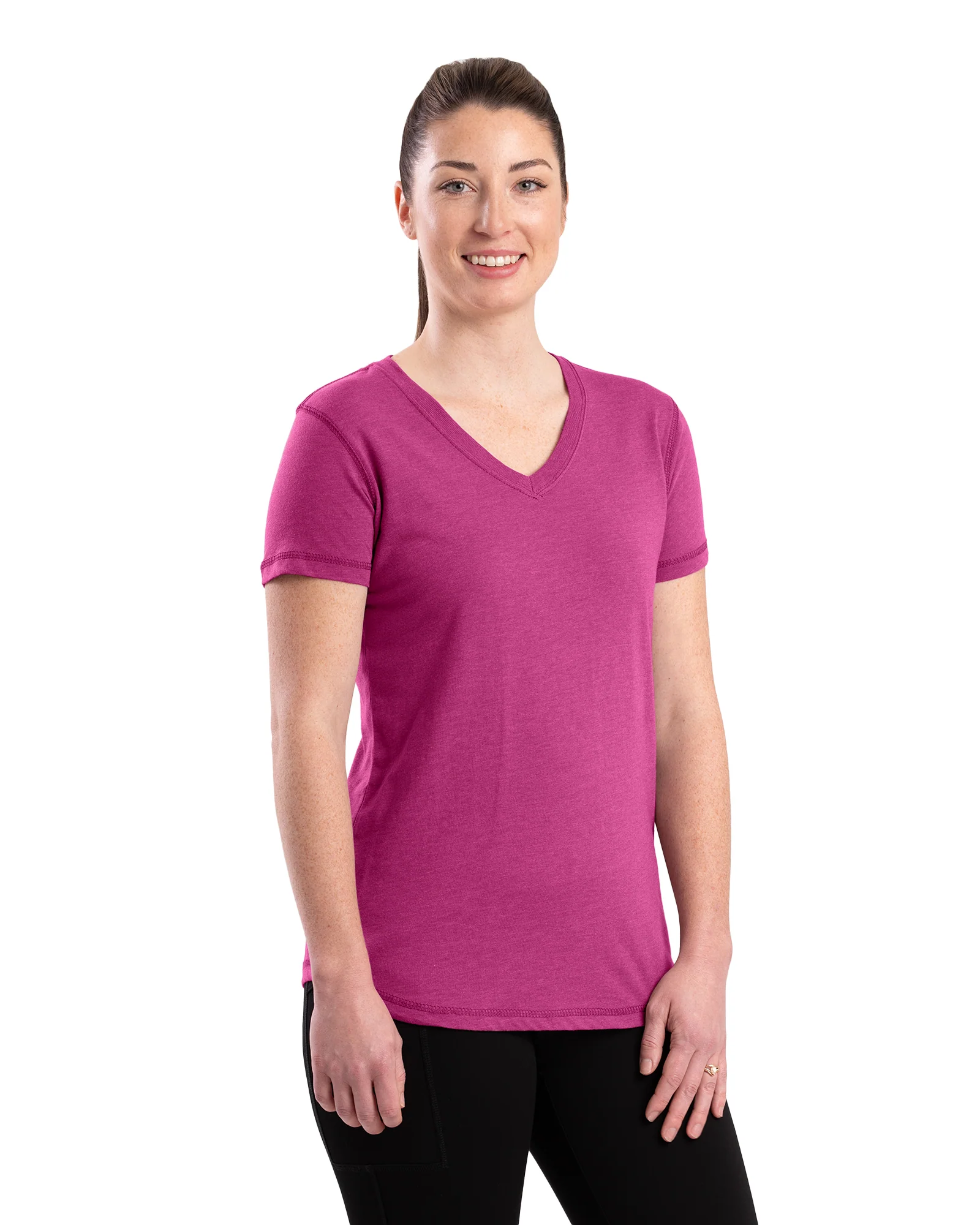 Women's Performance V-Neck Short Sleeve T-Shirt - Image 28