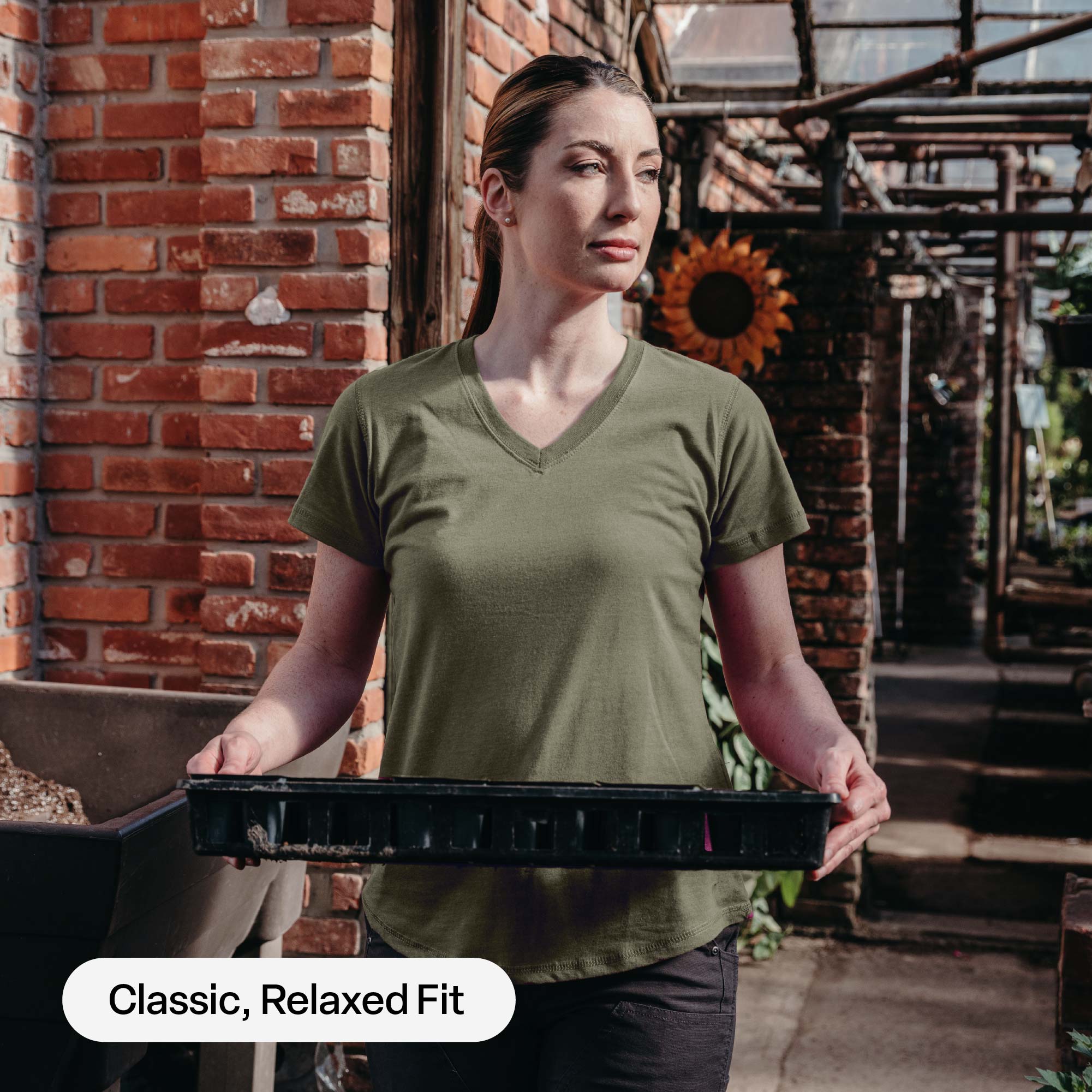Women's Performance V-Neck Short Sleeve T-Shirt - Image 8