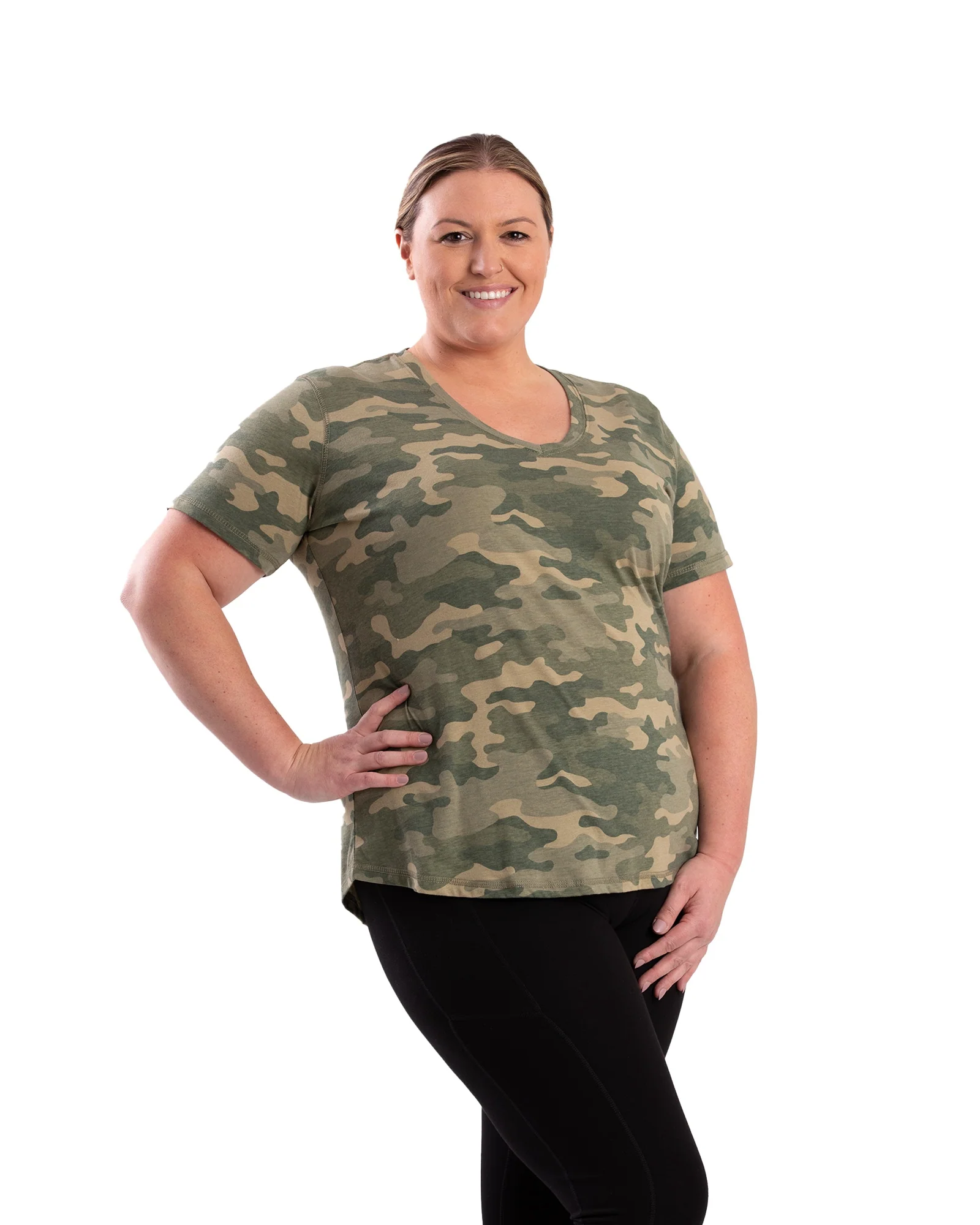 Women's Performance V-Neck Short Sleeve T-Shirt (Prints) - Image 11