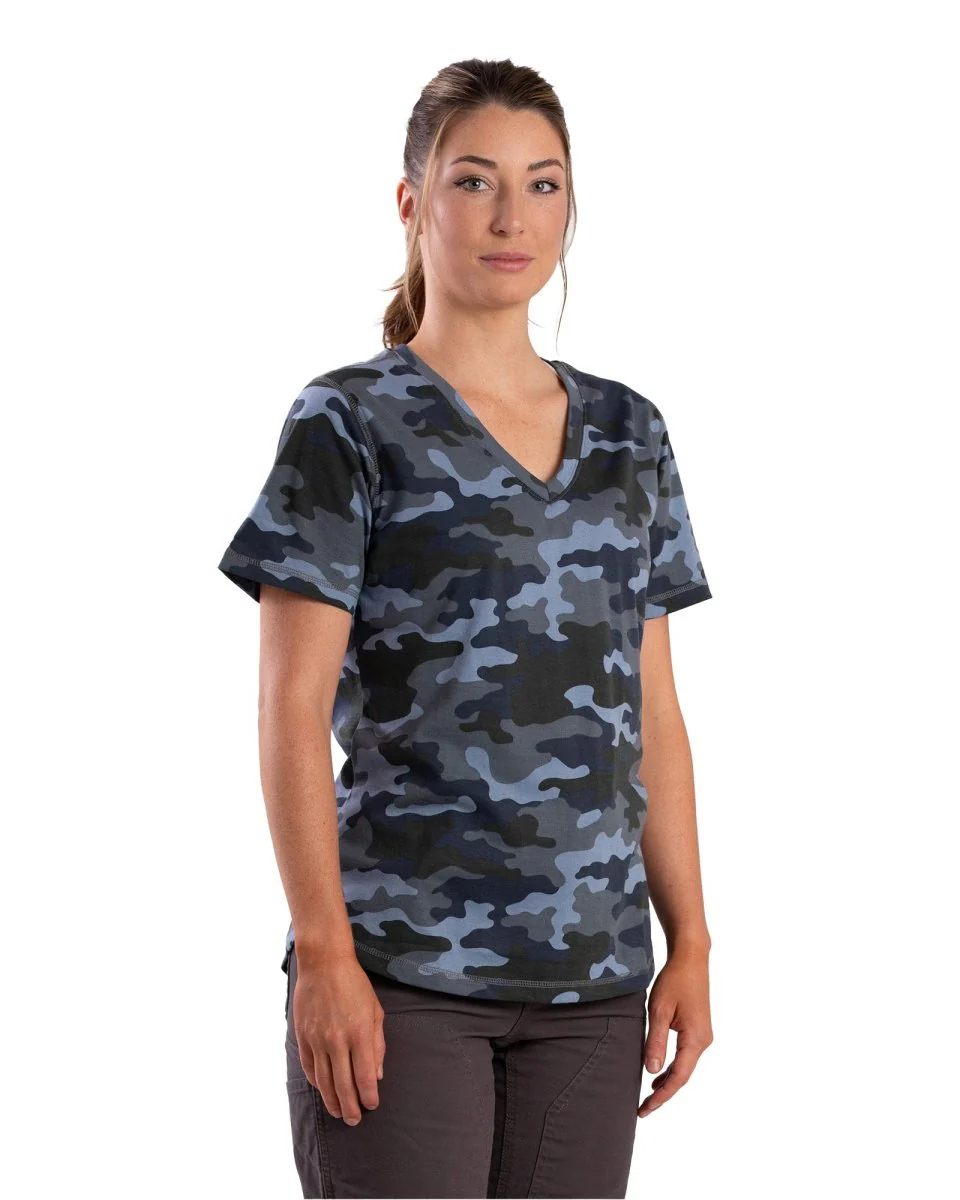 Women's Performance V-Neck Short Sleeve T-Shirt (Prints) - Image 13