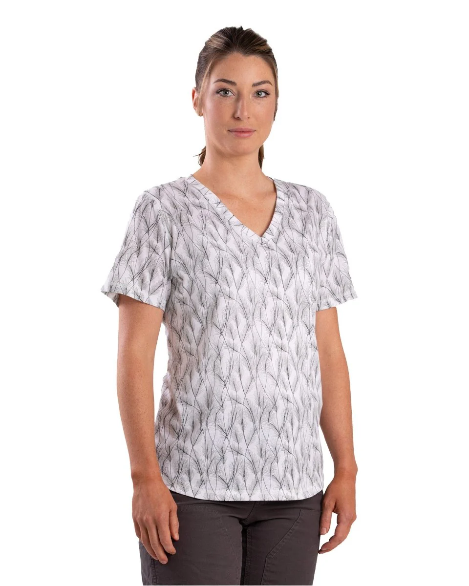 Women's Performance V-Neck Short Sleeve T-Shirt (Prints) - Image 15