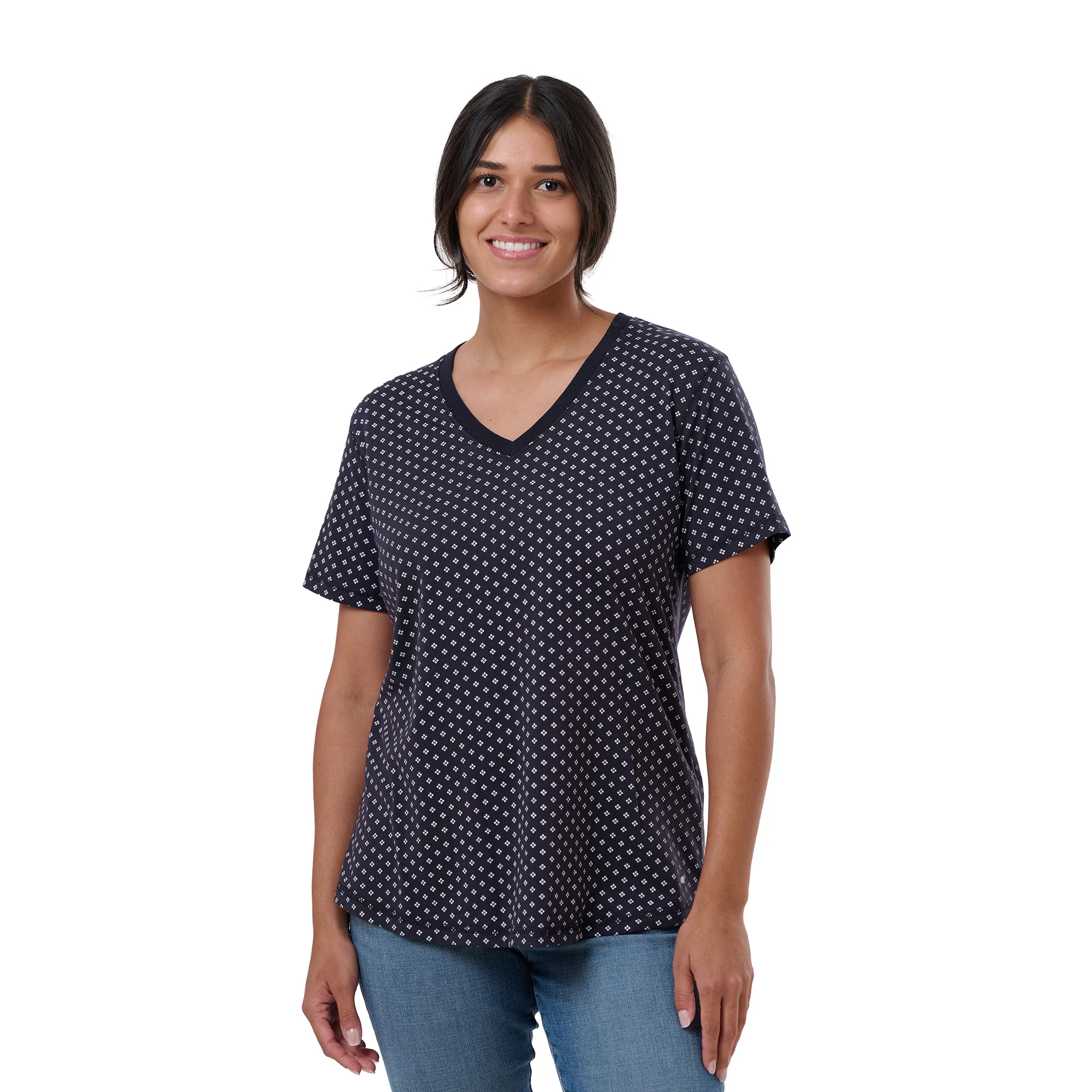 Women's Performance V-Neck Short Sleeve T-Shirt (Prints) - Image 22