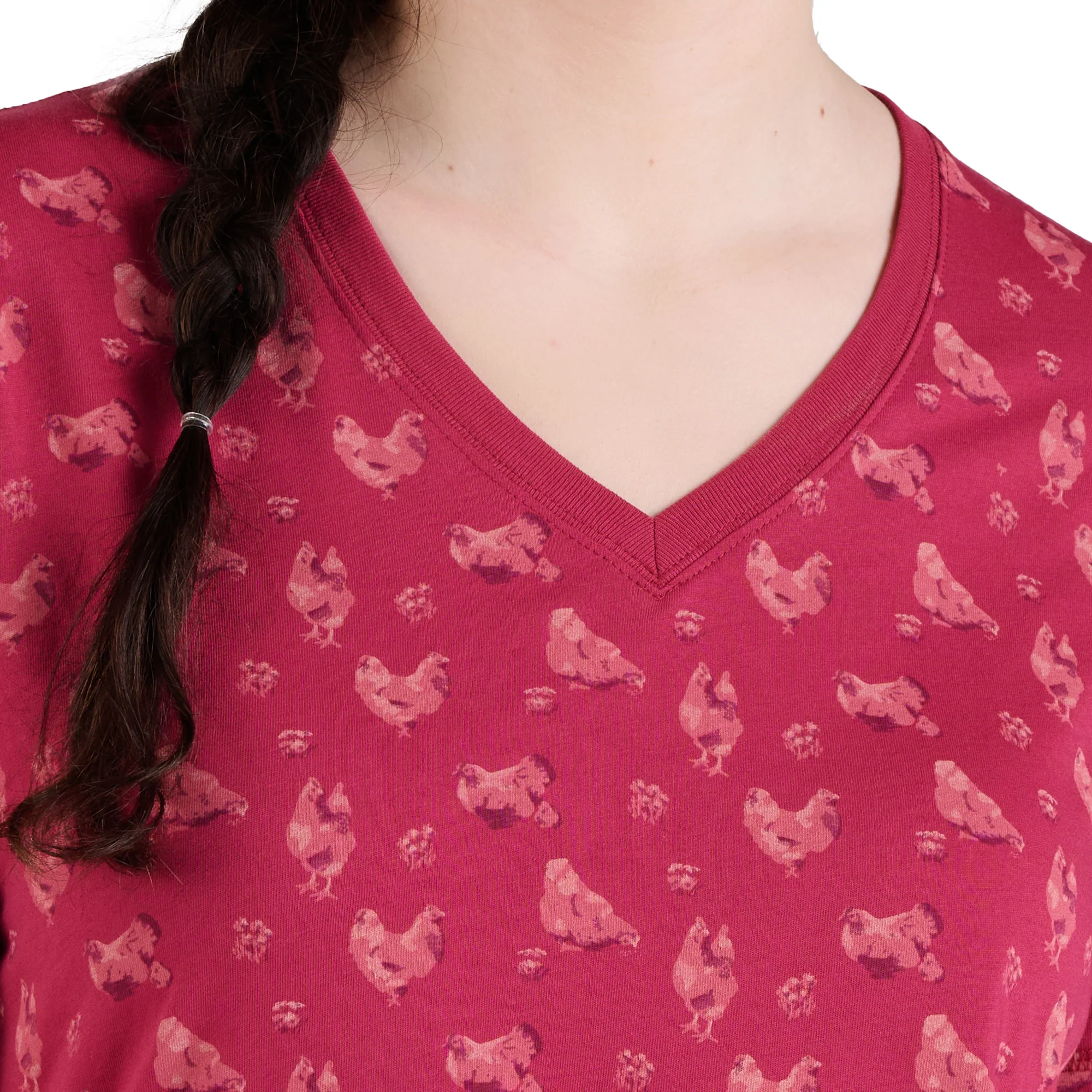 Women's Performance V-Neck Short Sleeve T-Shirt (Prints) - Image 23