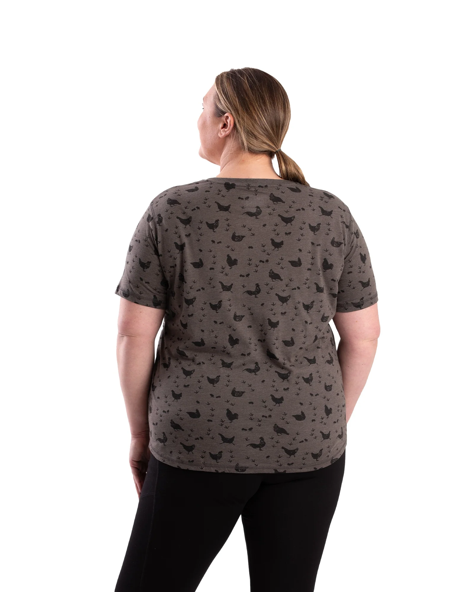 Women's Performance V-Neck Short Sleeve T-Shirt (Prints) - Image 4