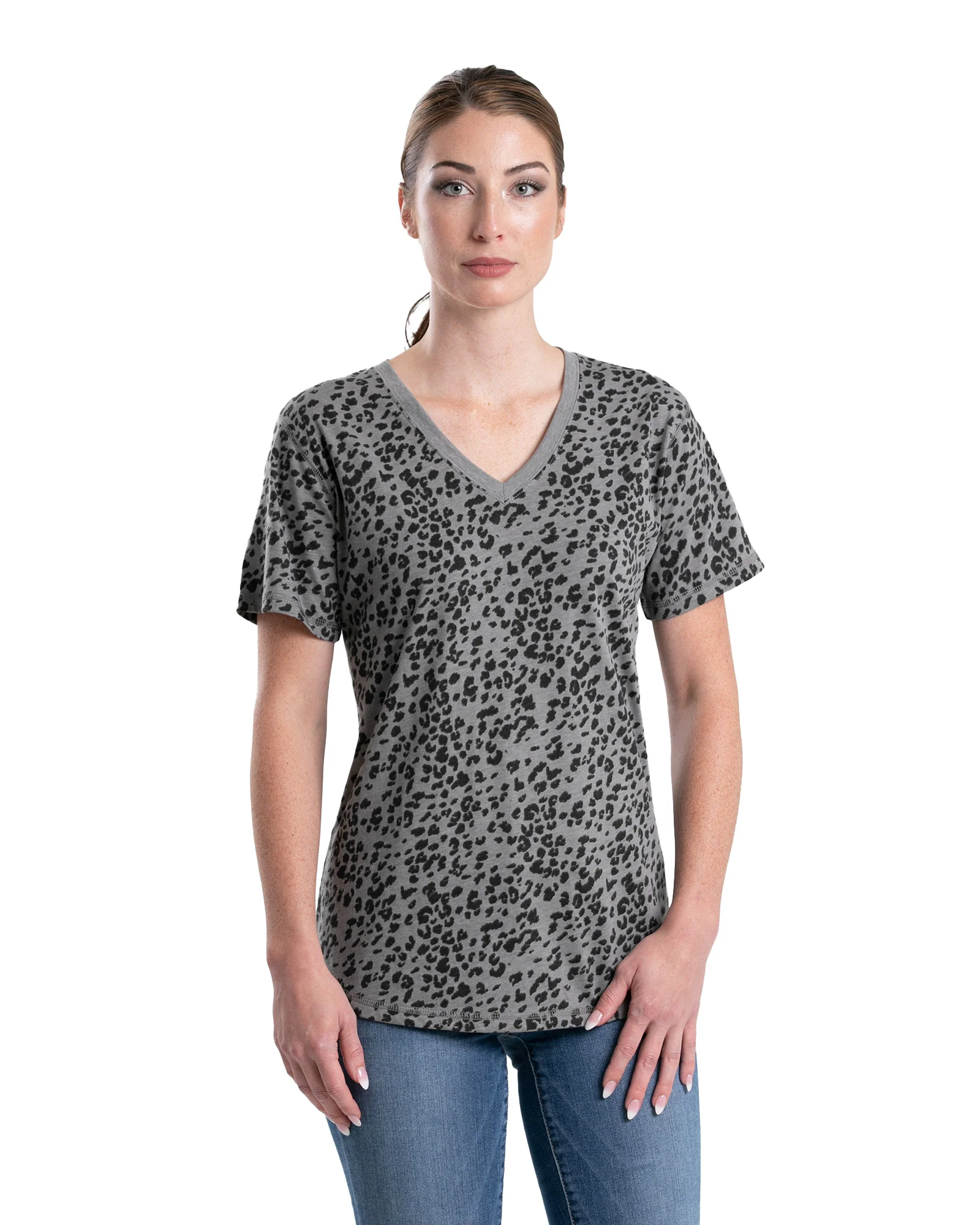 Women's Performance V-Neck Short Sleeve T-Shirt (Prints) - Image 5