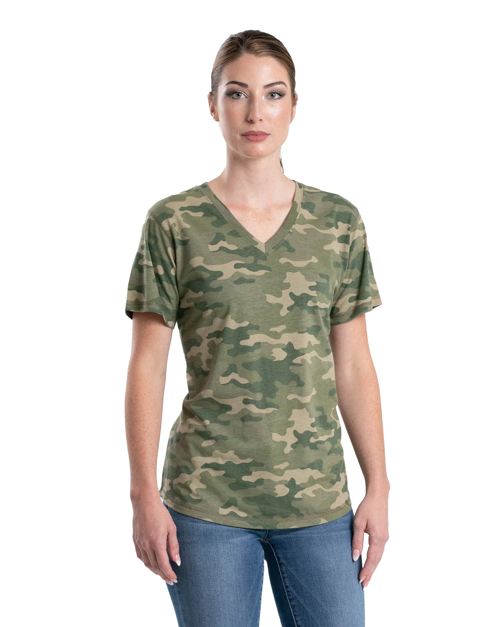 Women's Performance V-Neck Short Sleeve T-Shirt (Prints) - Image 9