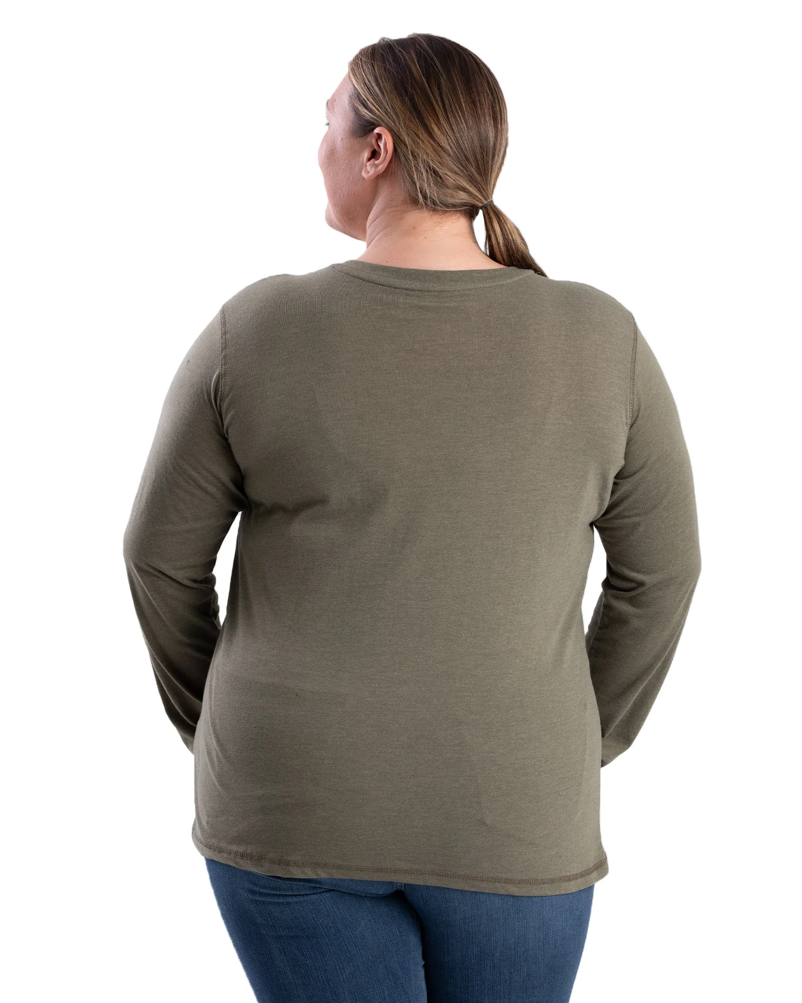 Women's Performance V-Neck Long Sleeve T-Shirt - Image 12