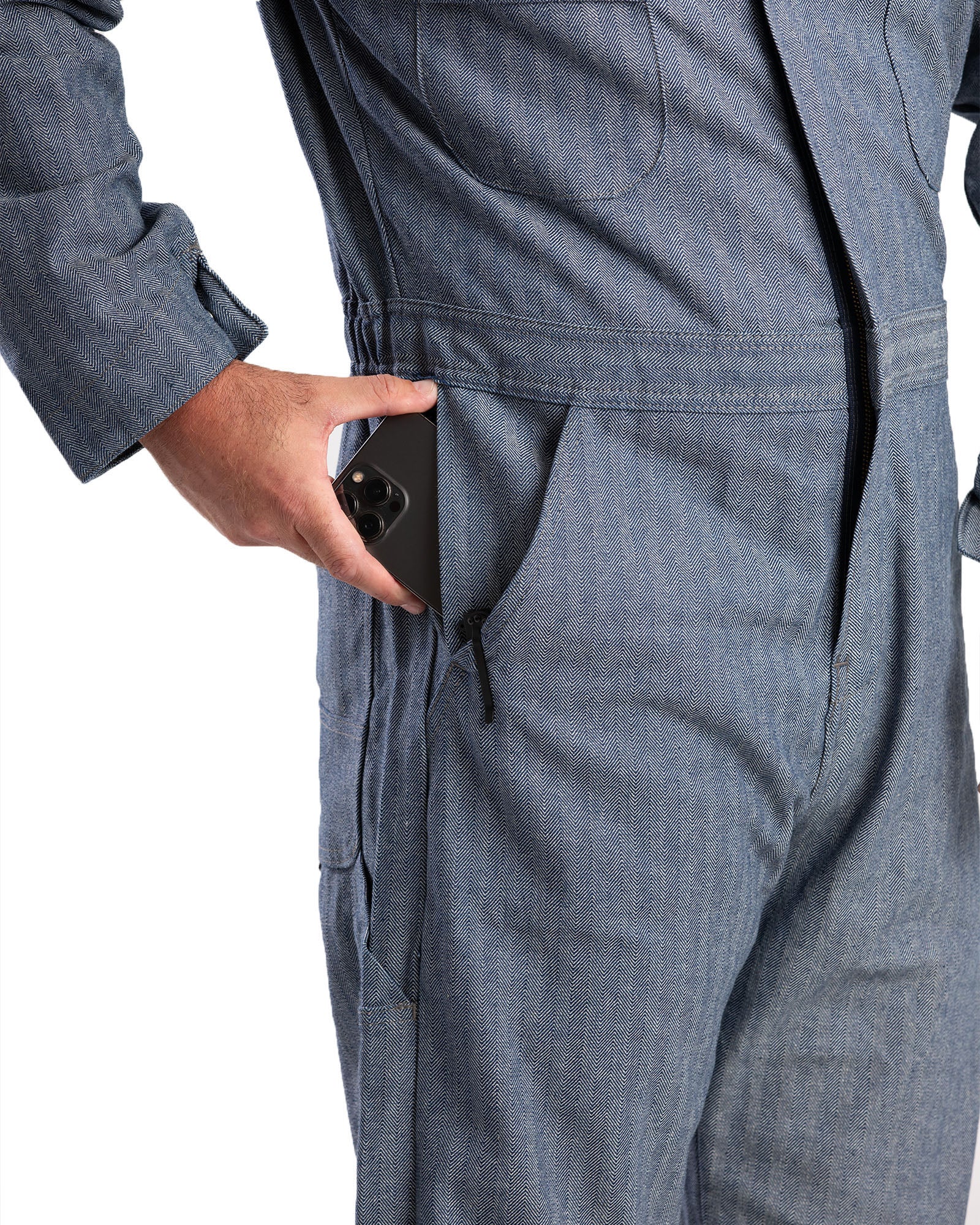 Heritage Fisher Stripe Unlined Coverall - Image 3