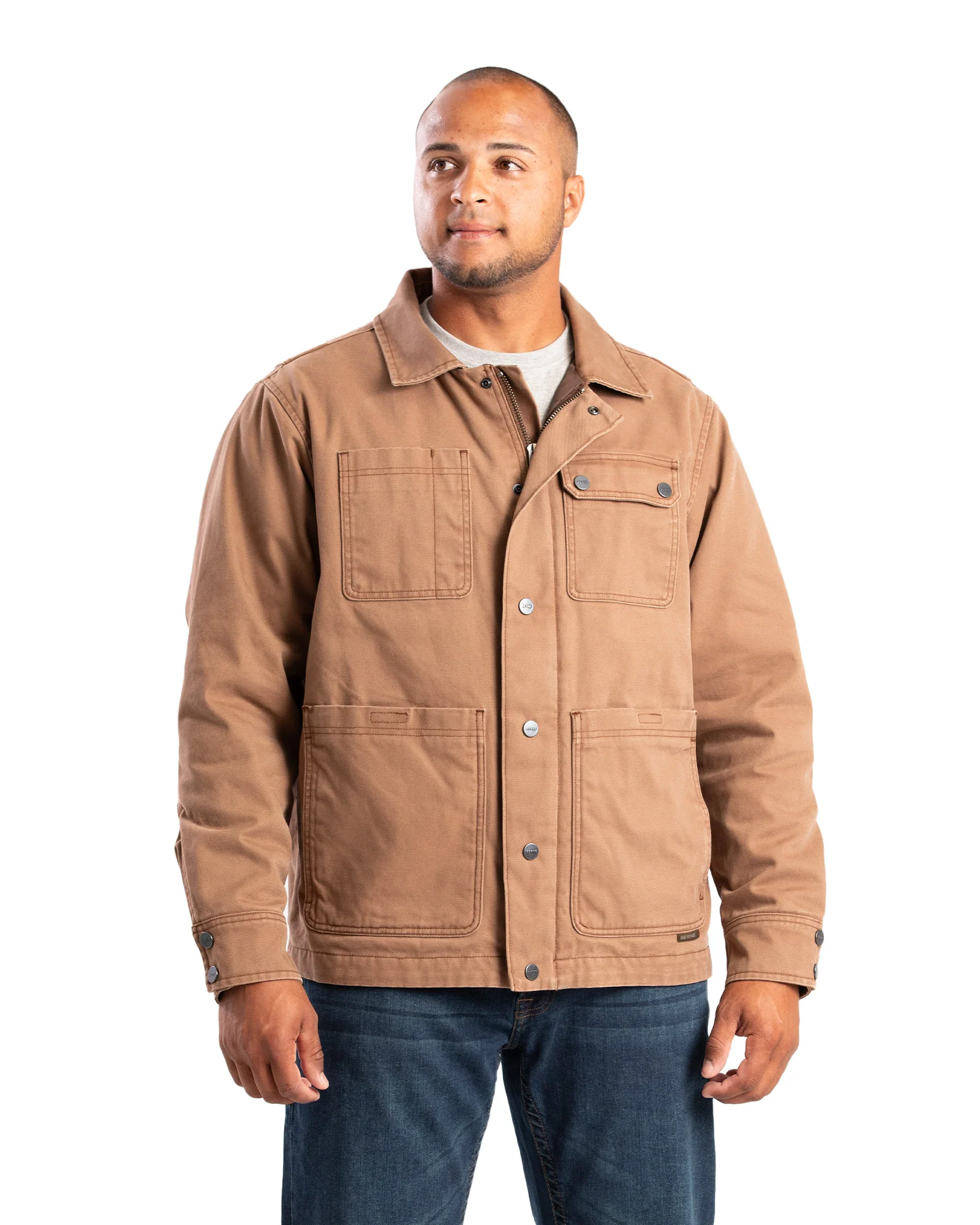 Men's Vintage Washed Duck Chore Coat