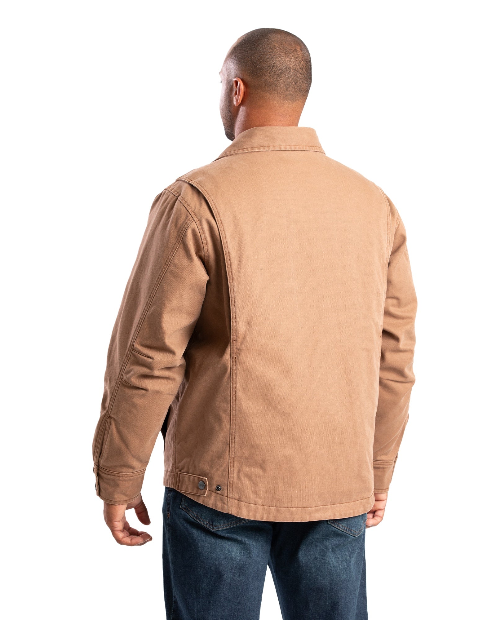 Men's Vintage Washed Duck Chore Coat - Image 2