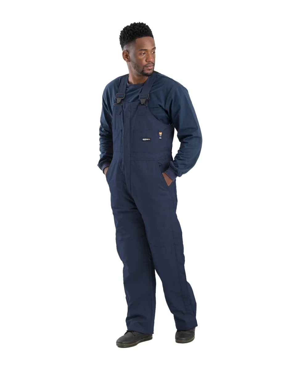 Flame Resistant Duck Insulated Bib Overall - Image 6