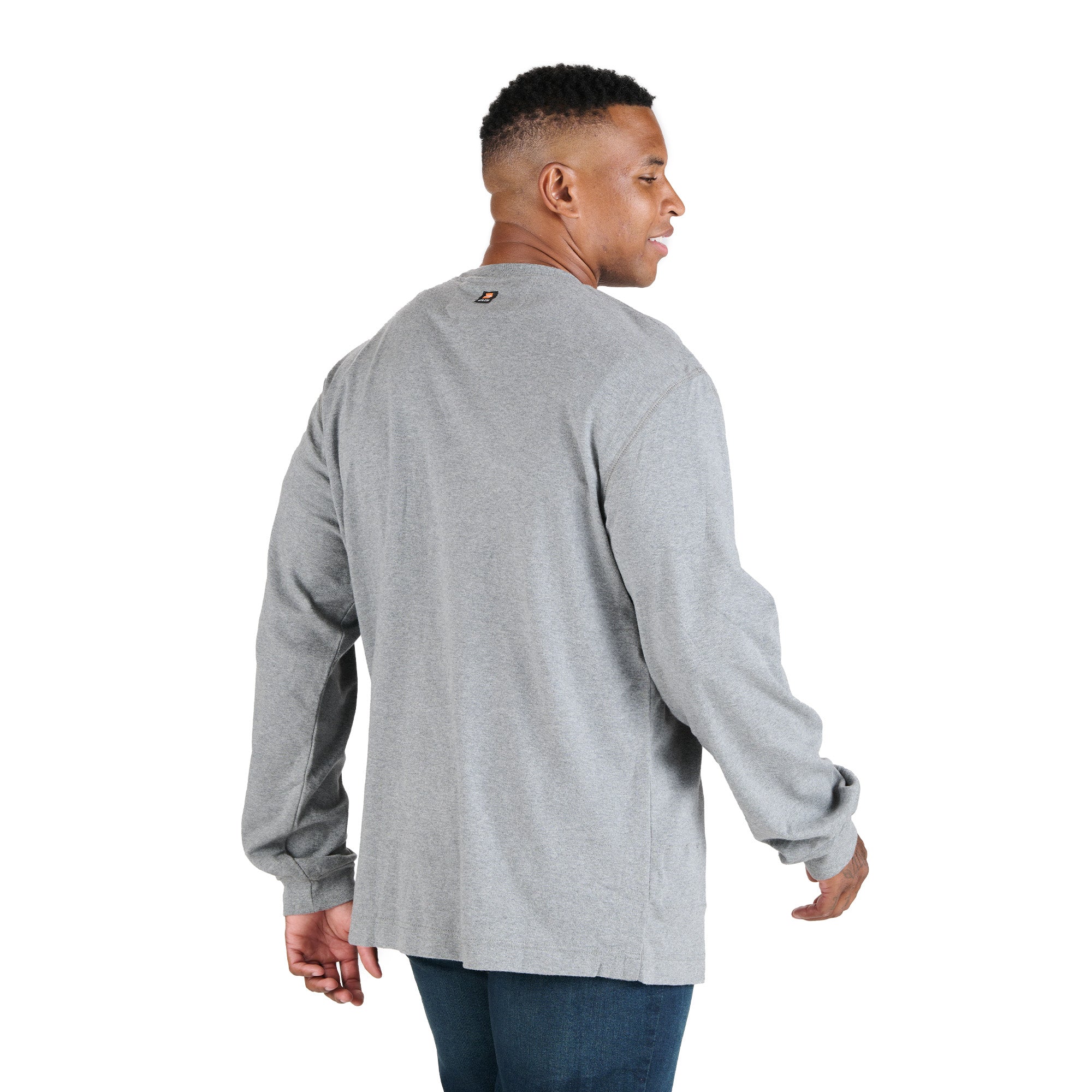 Flame Resistant Crew Neck Pocket T-Shirt - Image 4