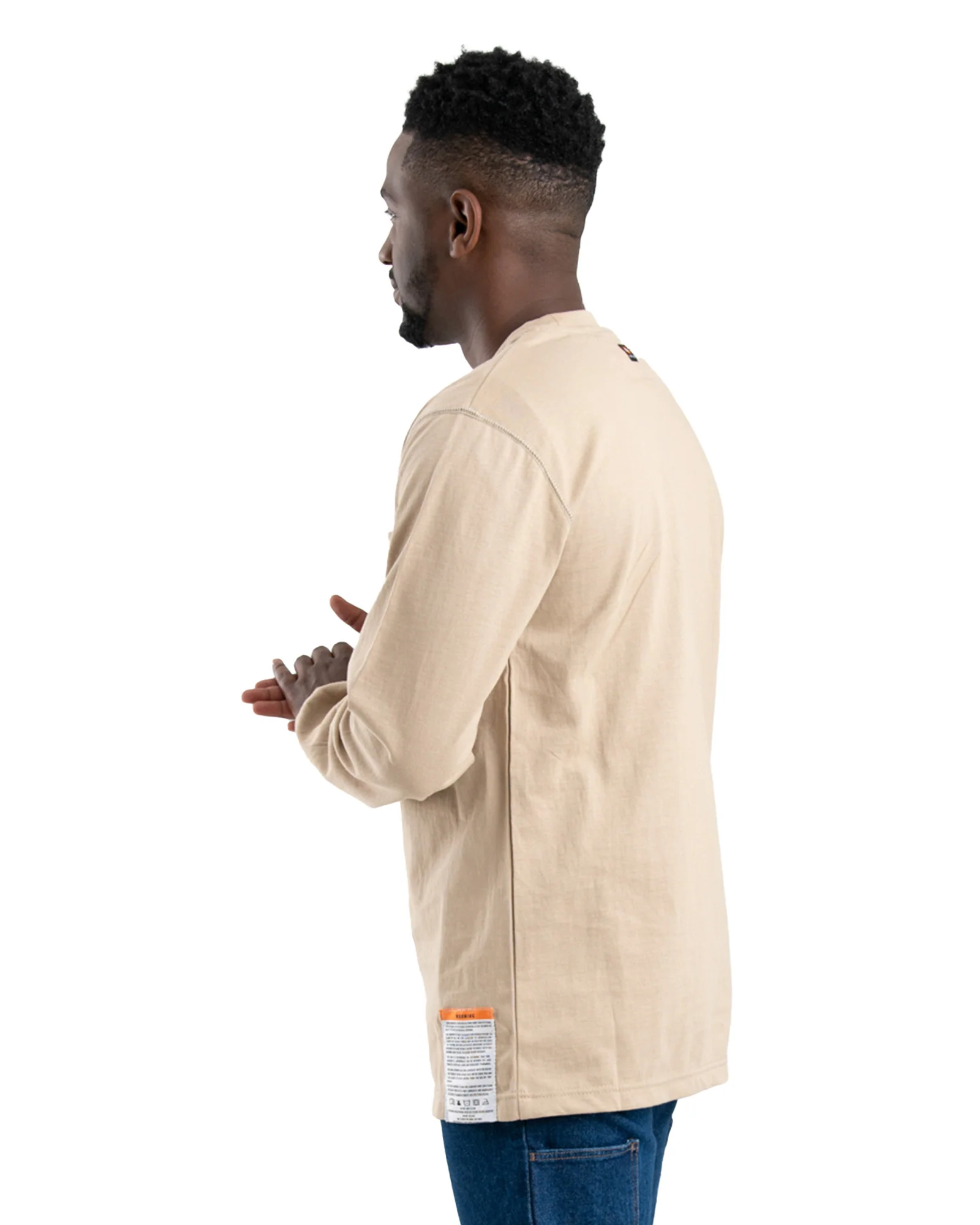 Flame Resistant Crew Neck Pocket T-Shirt - Image 5