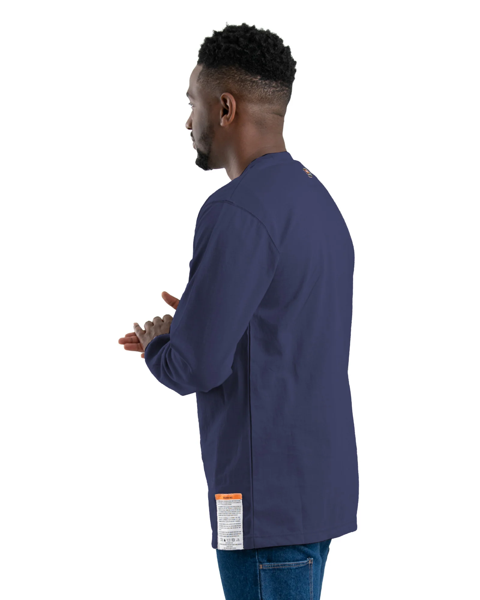 Flame Resistant Crew Neck Pocket T-Shirt - Image 6