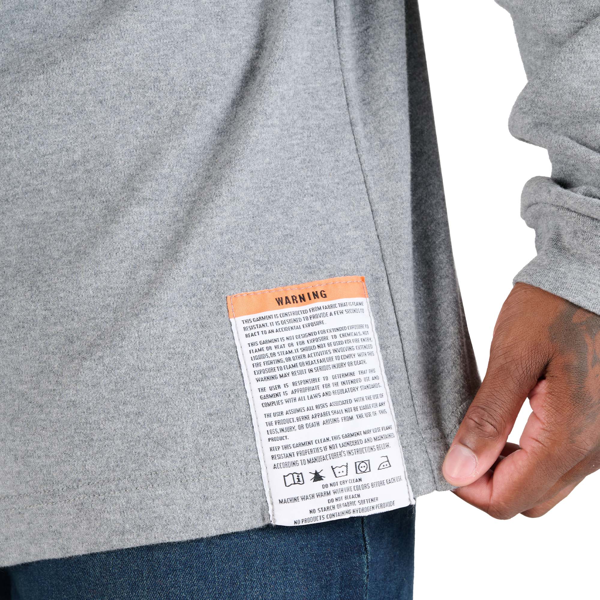 Flame Resistant Crew Neck Pocket T-Shirt - Image 7