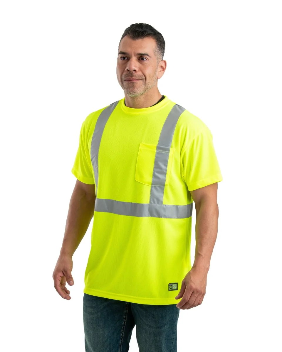 Hi Vis Class 2 Performance Short Sleeve T-Shirt - Image 3